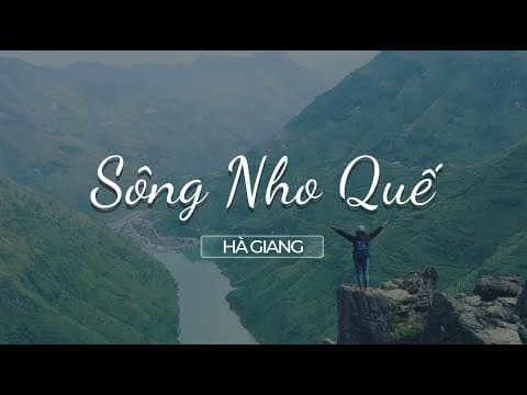 Mẫu Slide Sông Nho Quế – Bài Giảng Du Lịch & Địa Lý Trực Quan, Dễ Thuyết Trình