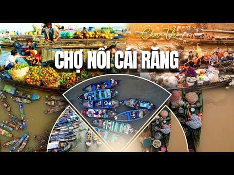 Slide Chợ Nổi Cái Răng – Nét Văn Hóa Sông Nước Đặc Trưng Miền Tây