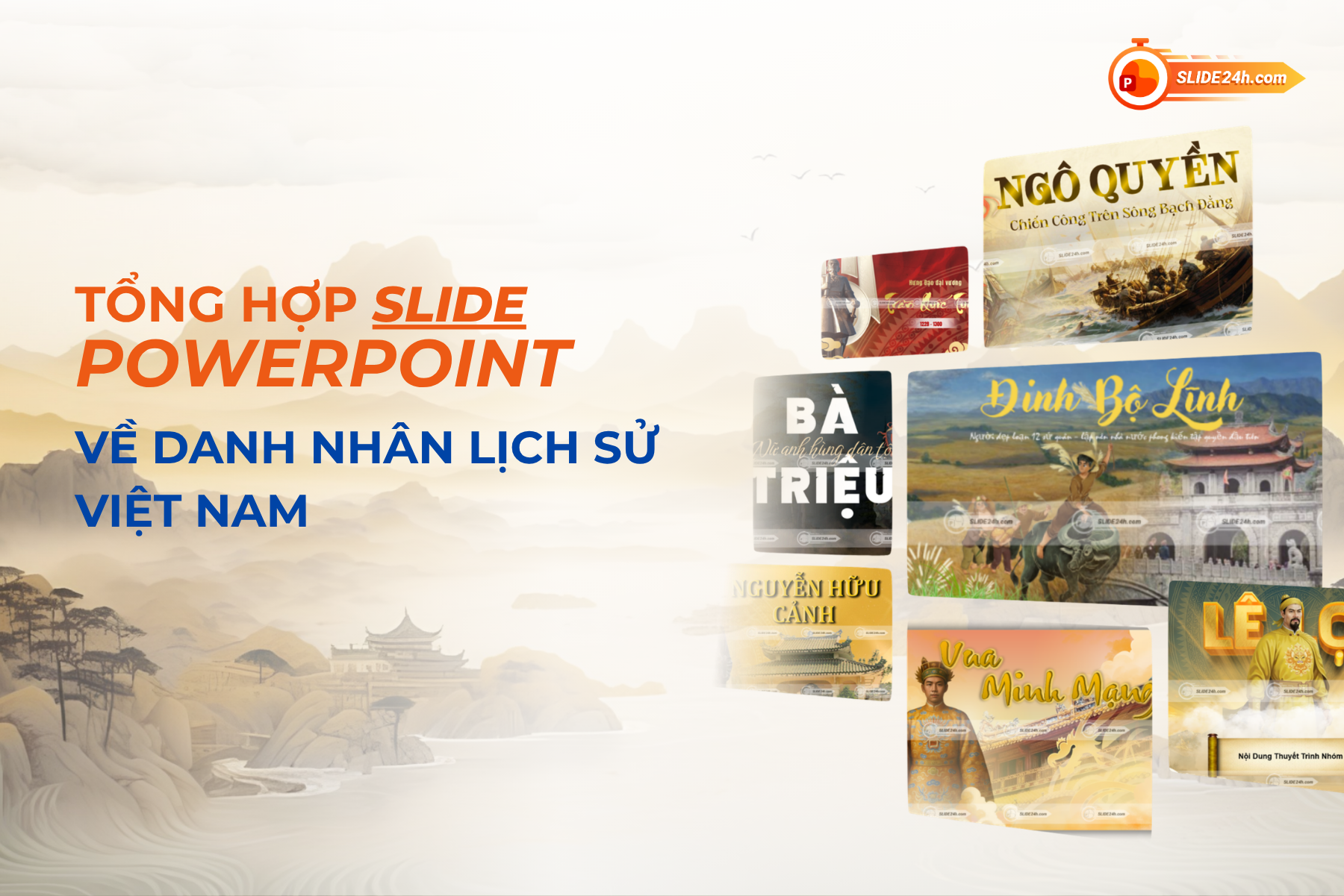 Slide PowerPoint Danh Nhân Lịch Sử Việt Nam – Những Tấm Gương Bất Khuất