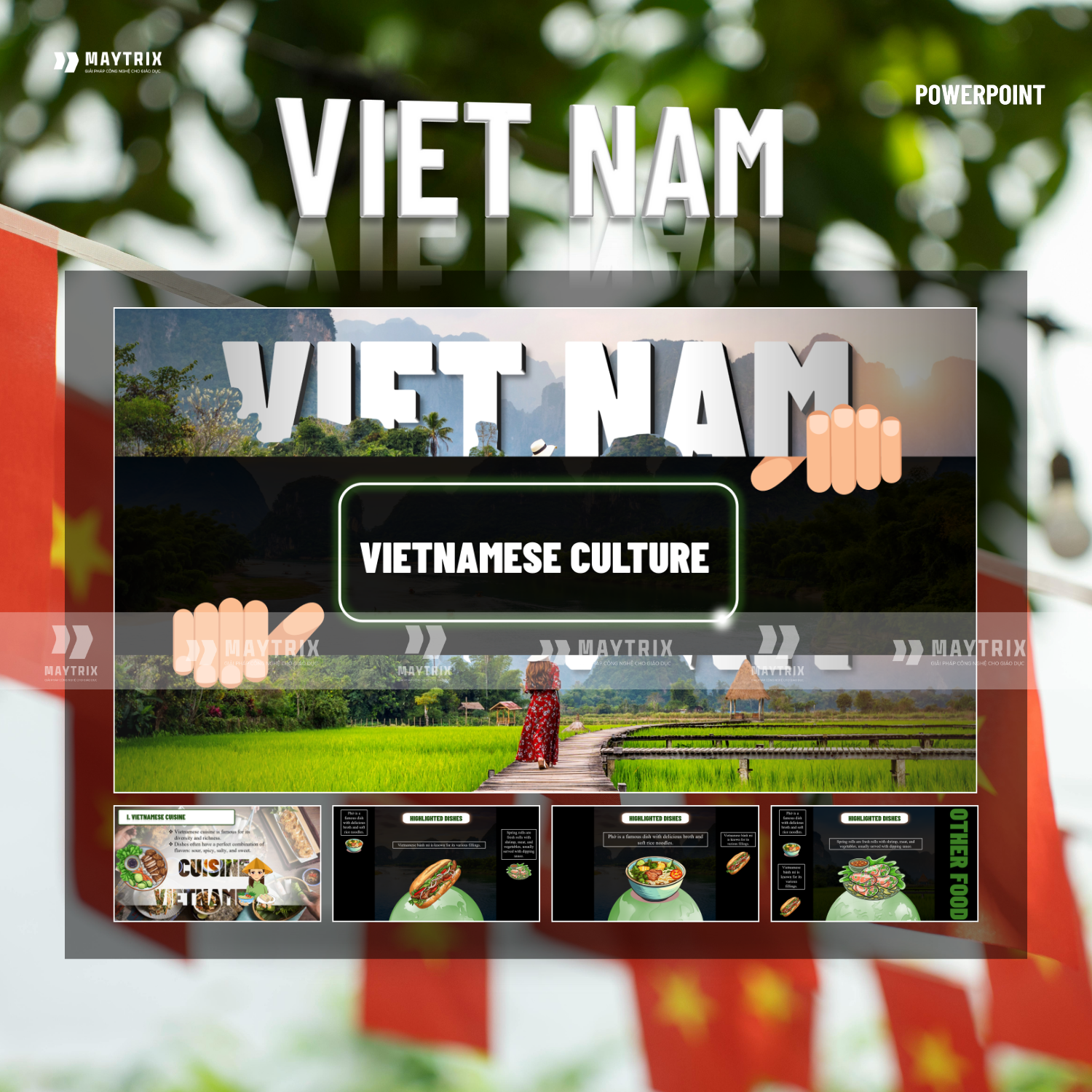 Slide Khám Phá Văn Hóa Việt Nam (Phiên Bản Tiếng Anh) thumbnail