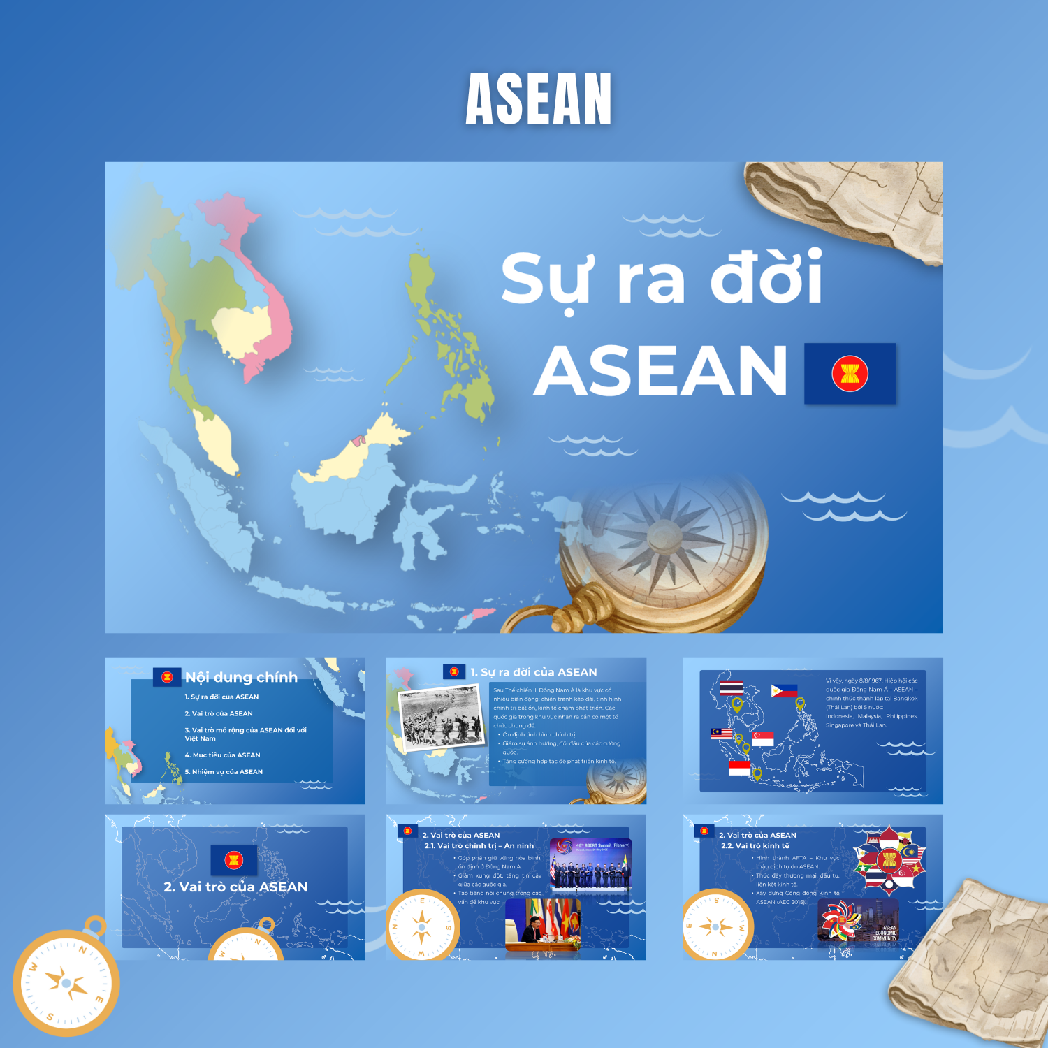 Slide ASEAN - Hiệp Hội Các Quốc Gia Đông Nam Á thumbnail