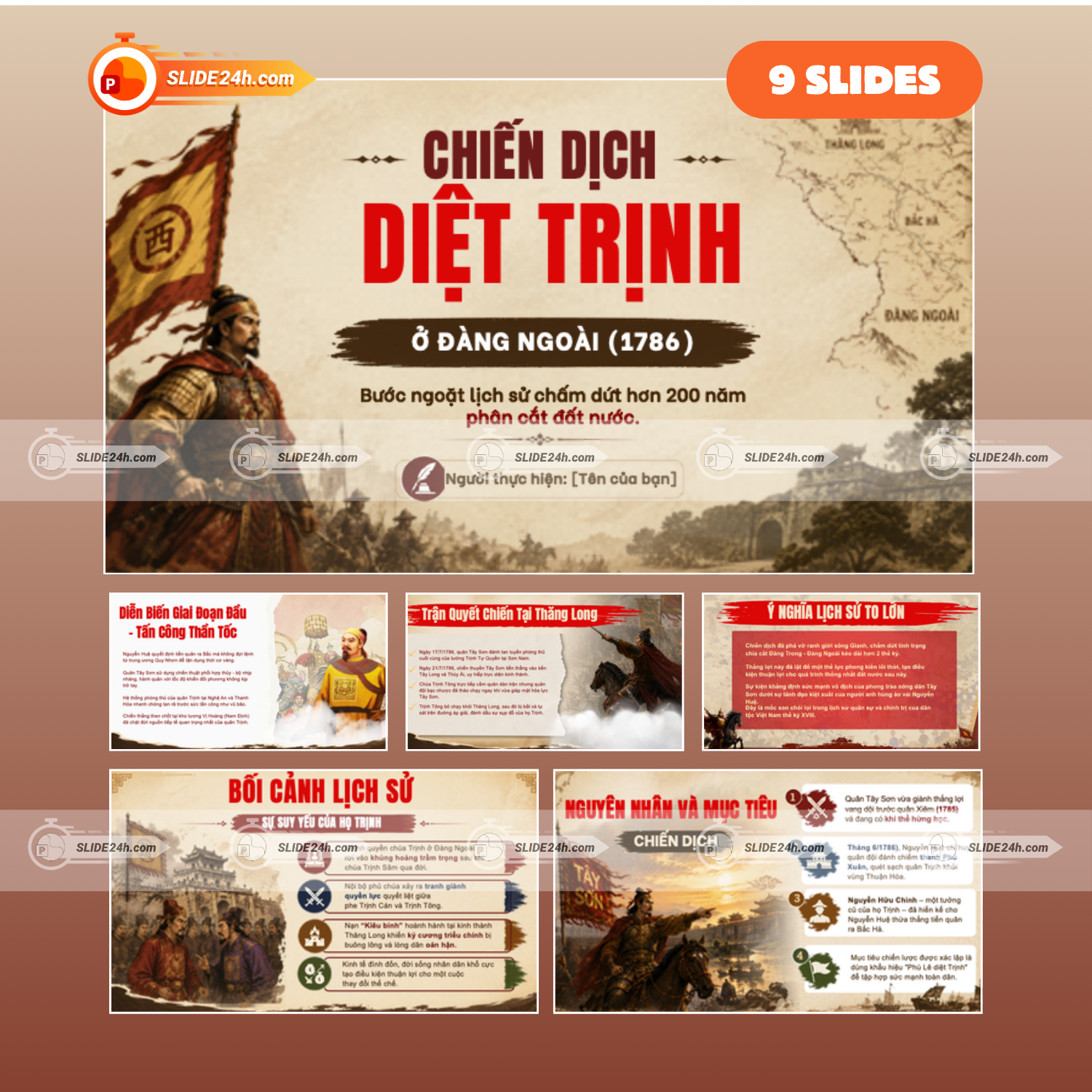 Slide Chiến Dịch Diệt Trịnh Ở Đàng Ngoài (1786) – Bước Ngoặt Thống Nhất Đất Nước
