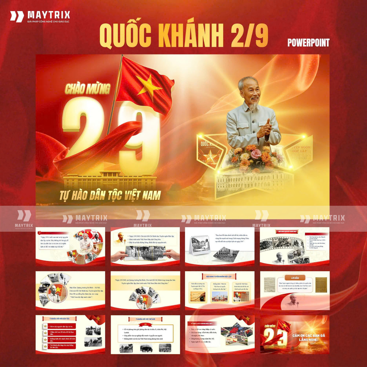 Slide Quốc Khánh 2/9 - Dấu Mốc Khai Sinh Nước Việt Nam Dân Chủ Cộng Hòa