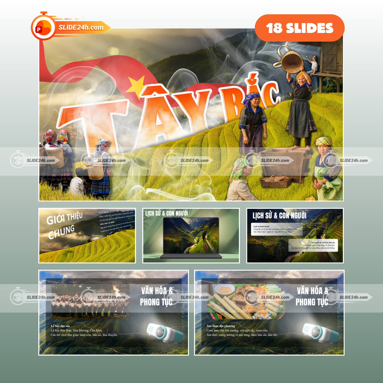Slide Tây Bắc - Tổng Quan, Lịch Sử, Văn Hóa Và Du Lịch Đặc Sắc thumbnail