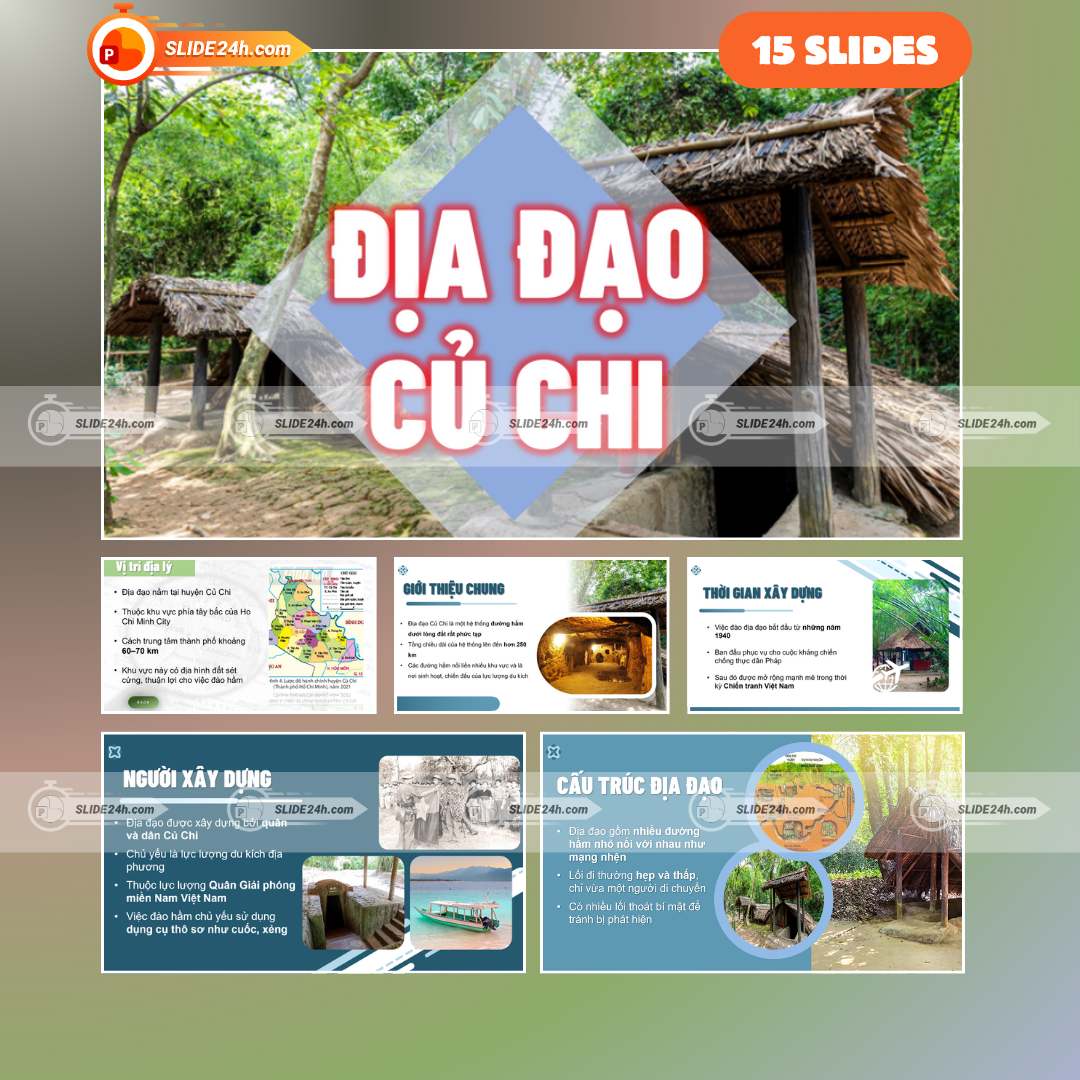 Slide Địa Đạo Củ Chi - Lịch Sử, Cấu Trúc Và Giá Trị Di Tích