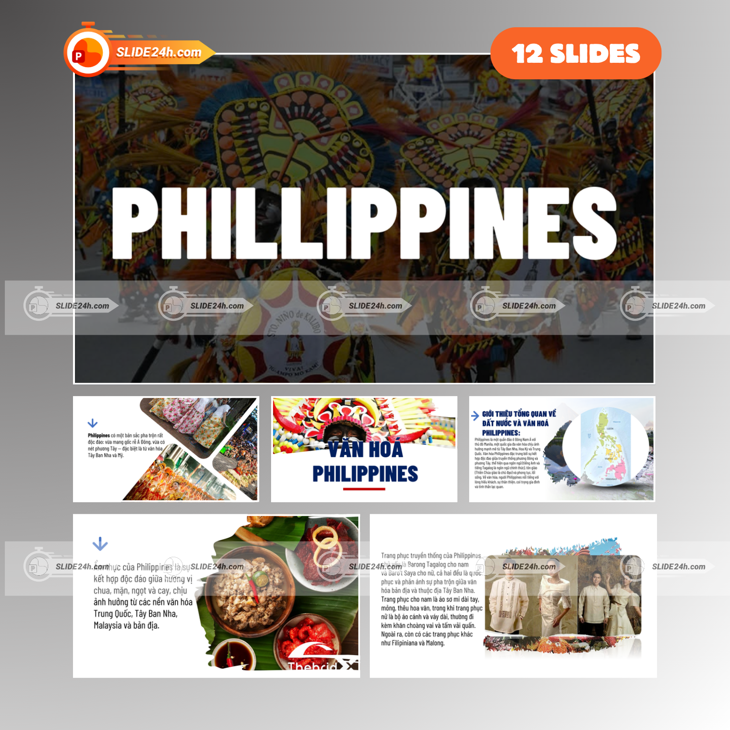 Slide Du Lịch Philippines – Khám Phá Xứ Sở Nghìn Đảo
