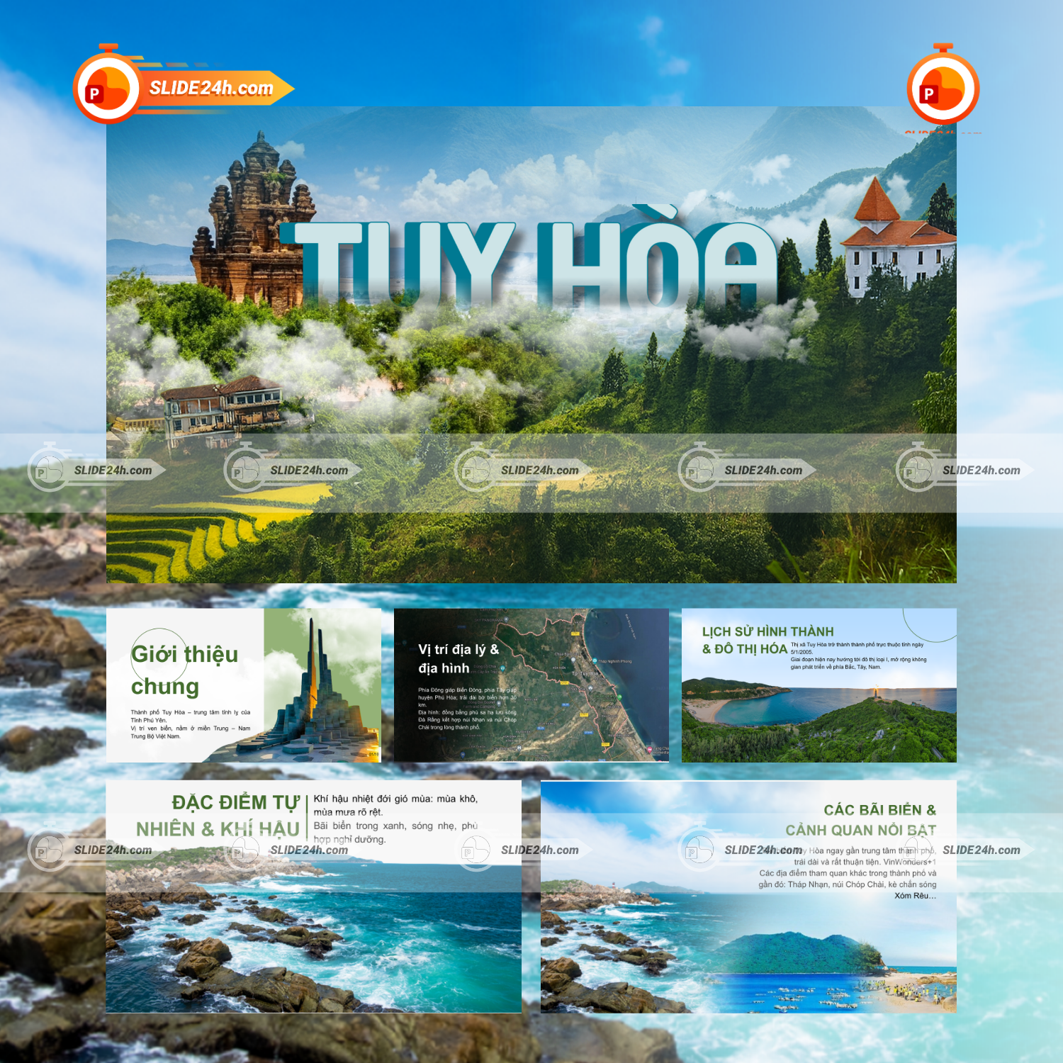 Slide Tuy Hòa - Thành Phố Biển Trung Tâm Của Phú Yên thumbnail