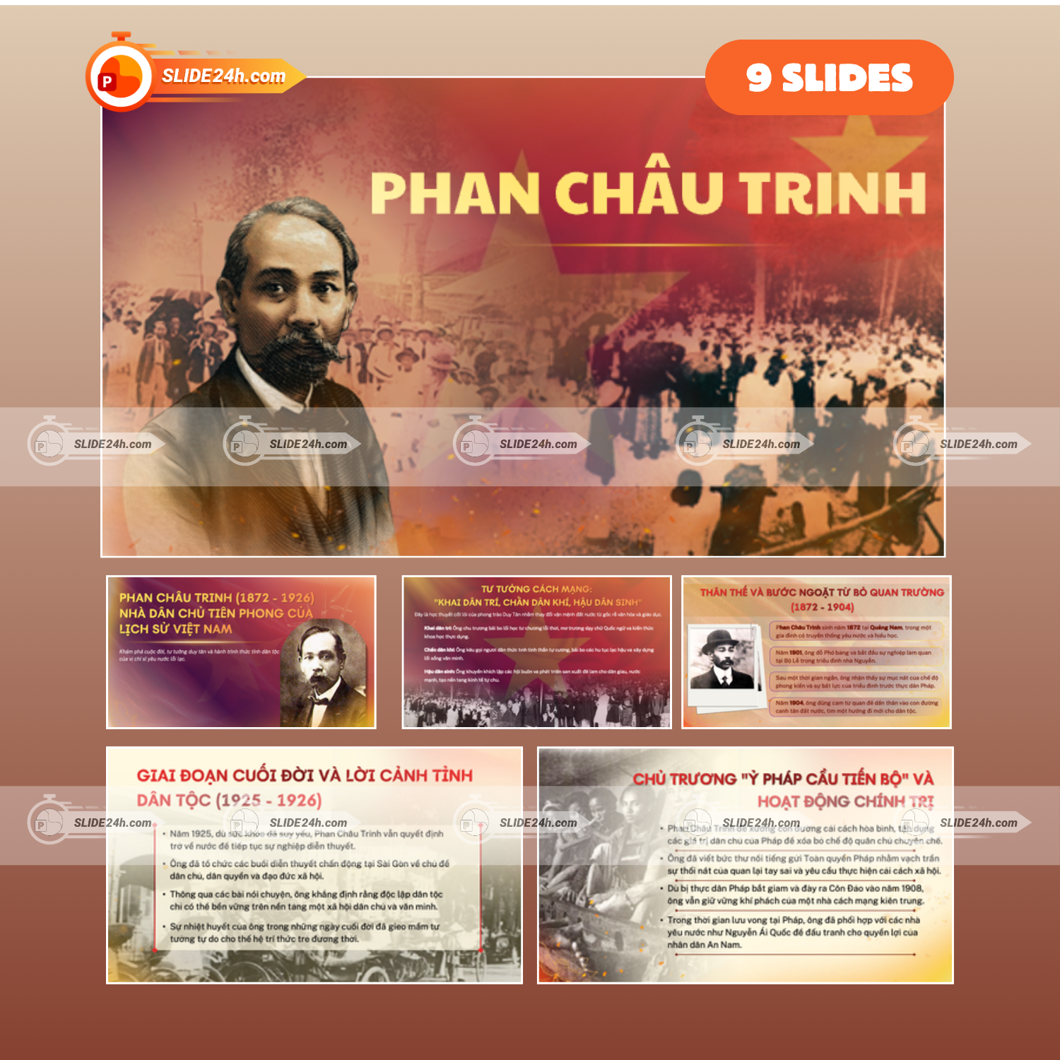 Slide Phan Châu Trinh – Cuộc Đời, Tư Tưởng Dân Chủ Và Di Sản Duy Tân
