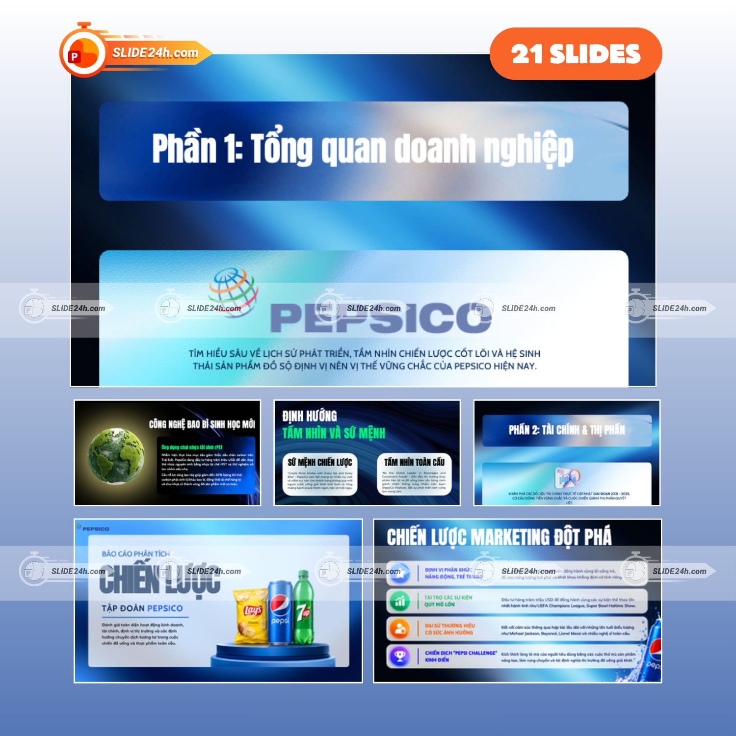 Slide PepsiCo - Phân Tích Chiến Lược Kinh Doanh Và Vị Thế Thị Trường Toàn Cầu