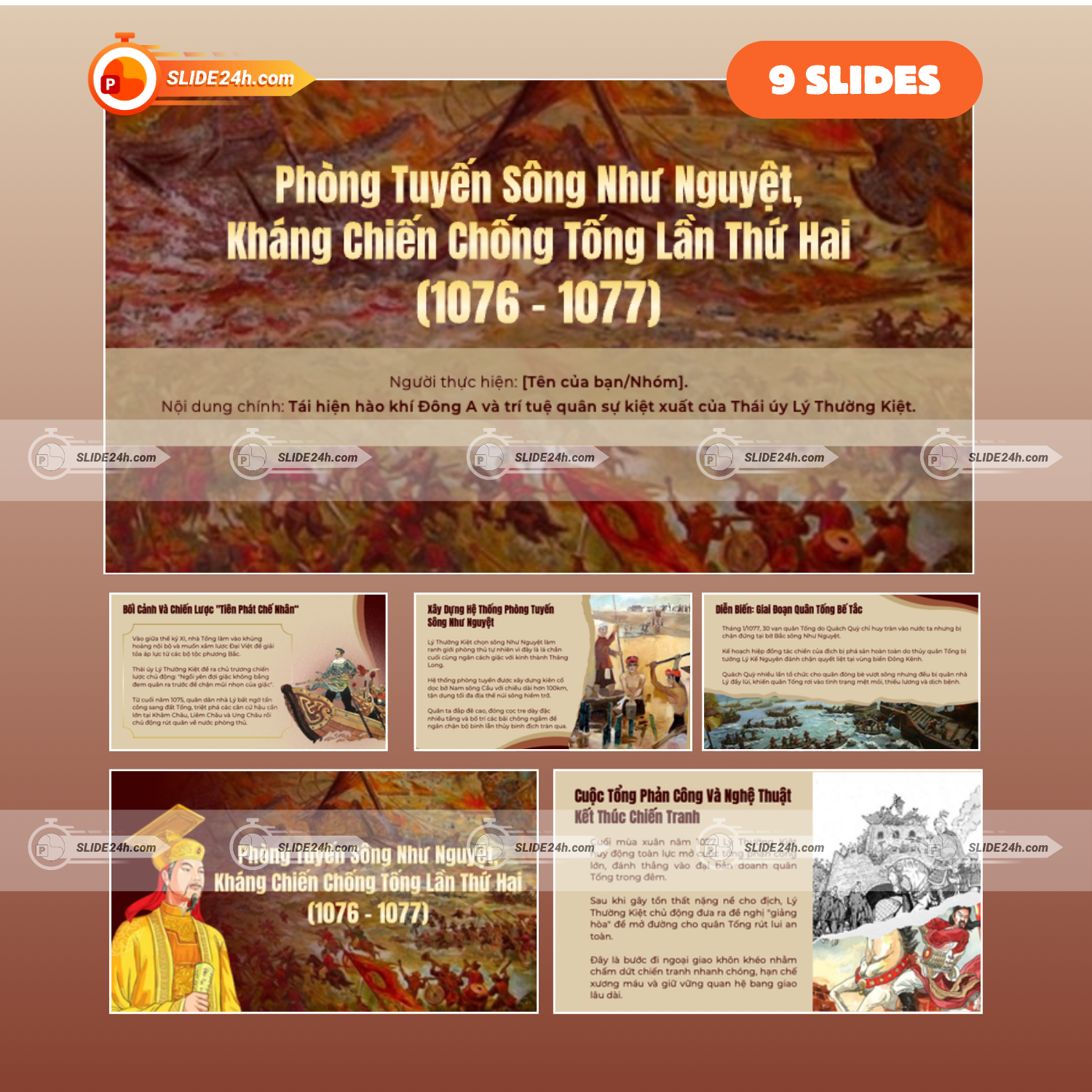 Phòng Tuyến Sông Như Nguyệt – Slide Kháng Chiến Chống Tống