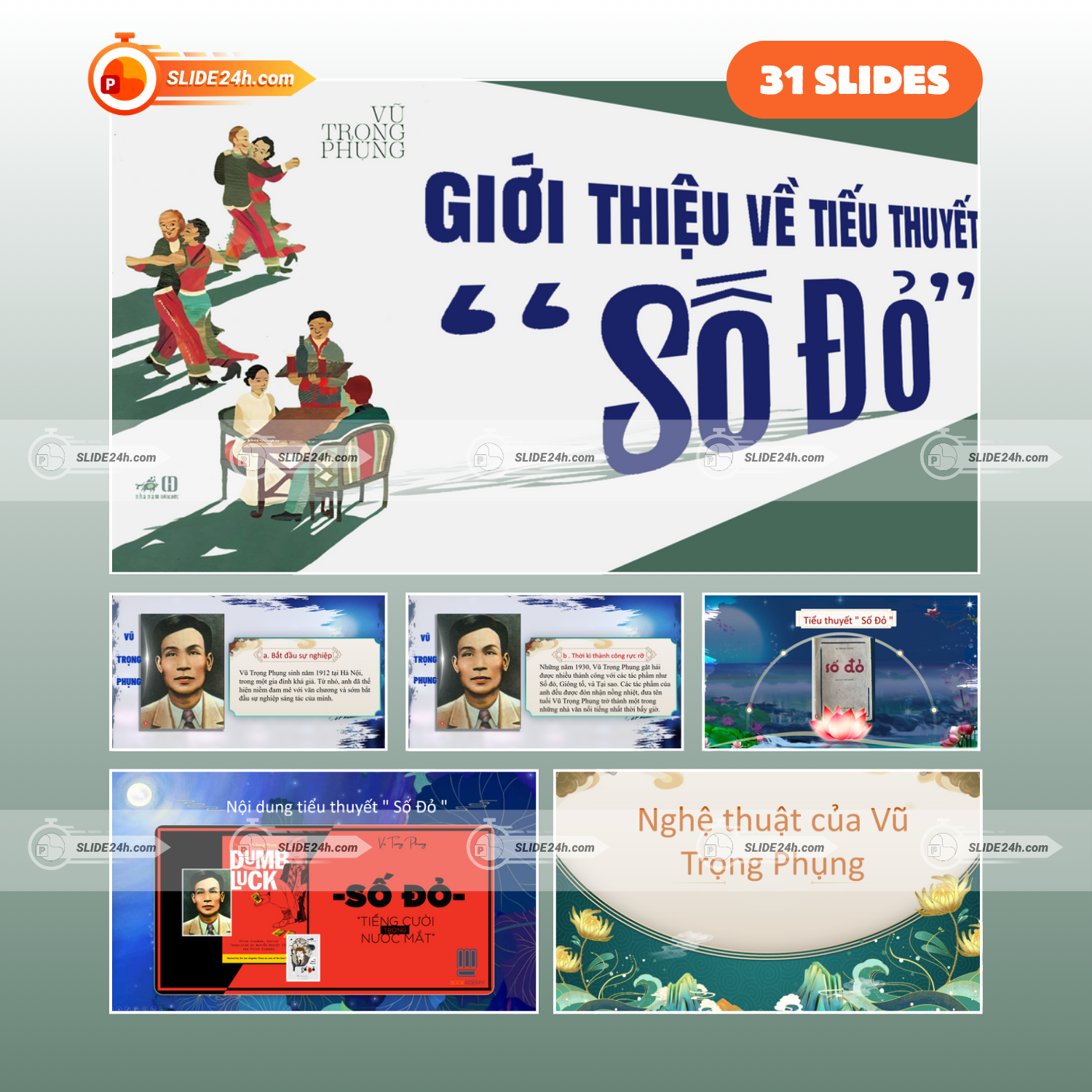 Slide Số Đỏ – Kiệt Tác Trào Phúng Của Vũ Trọng Phụng
