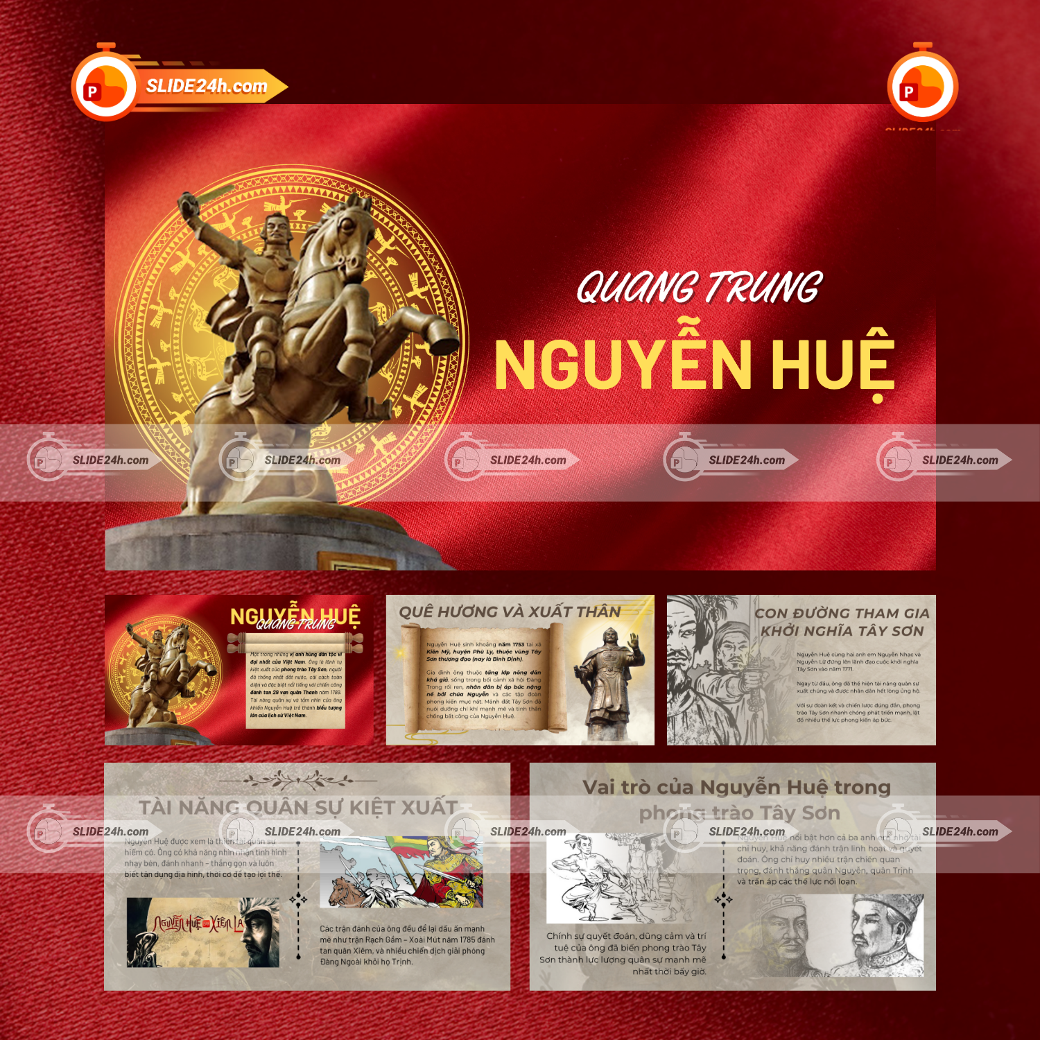 Slide Quang Trung - Nguyễn Huệ: Vị Anh Hùng Dân Tộc Kiệt Xuất
