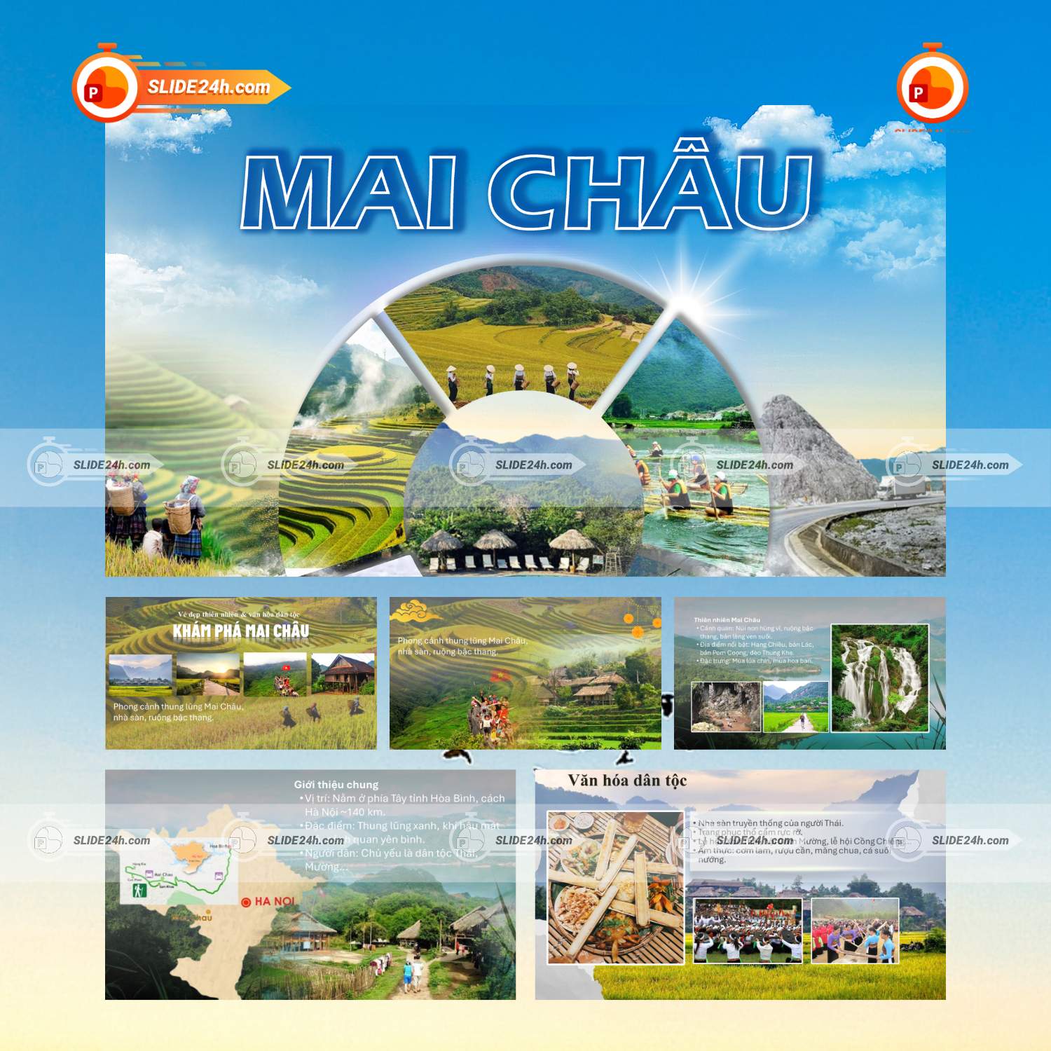 Slide Mai Châu - Vẻ Đẹp Bình Yên Của Núi Rừng Hòa Bình thumbnail