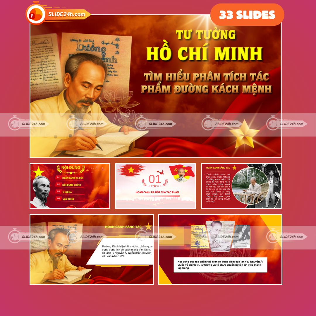Slide Đường Kách Mệnh - Tác Phẩm Lý Luận Cách Mạng Của Bác