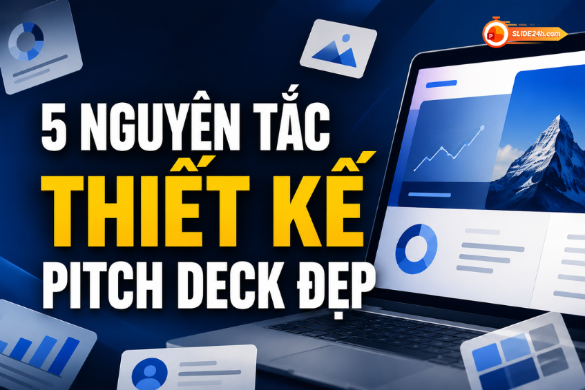 5 nguyên tắc thiết kế pitch deck đẹp