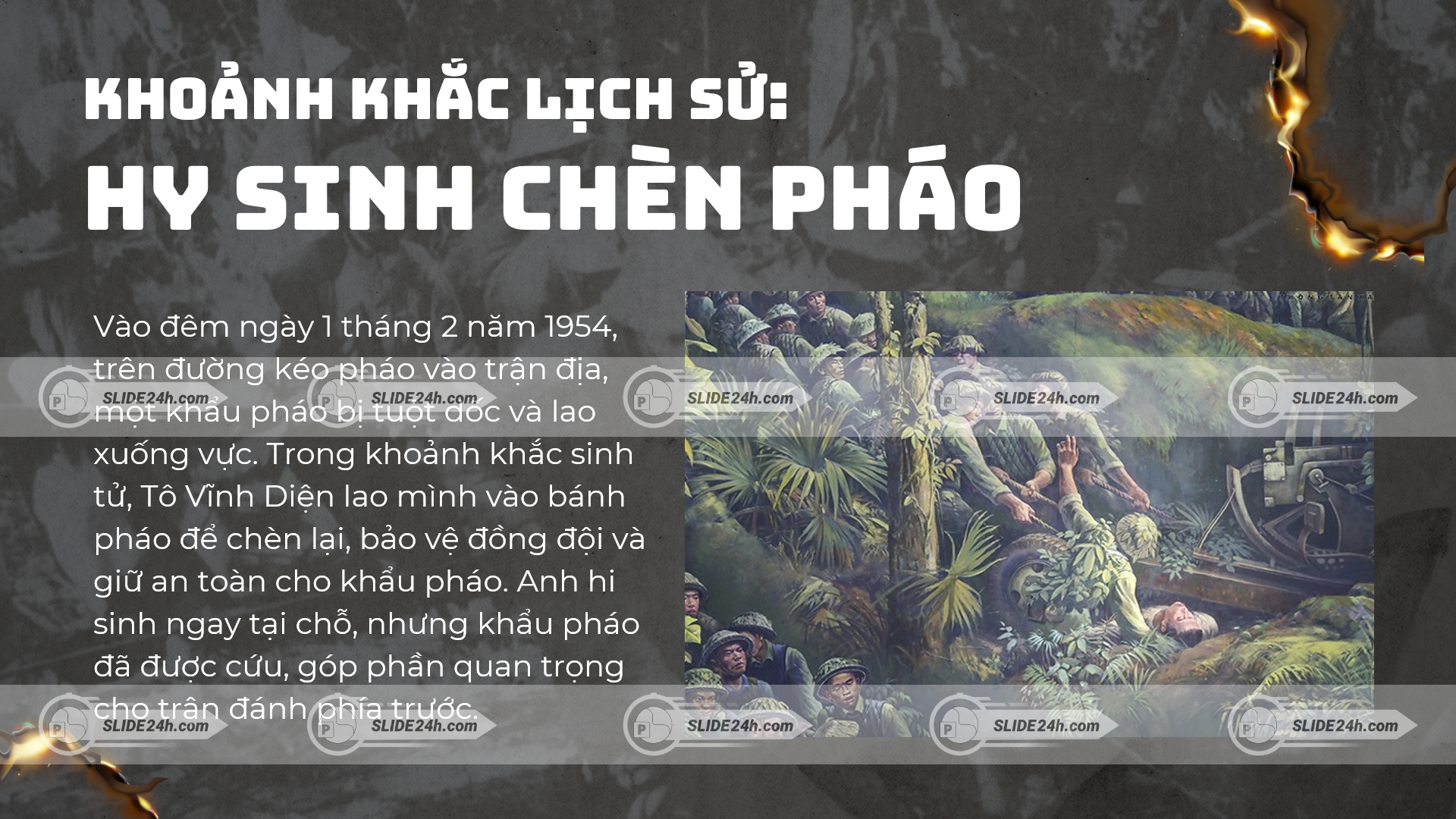 Anh hùng Tô Vĩnh Diện lấy thân chèn pháo