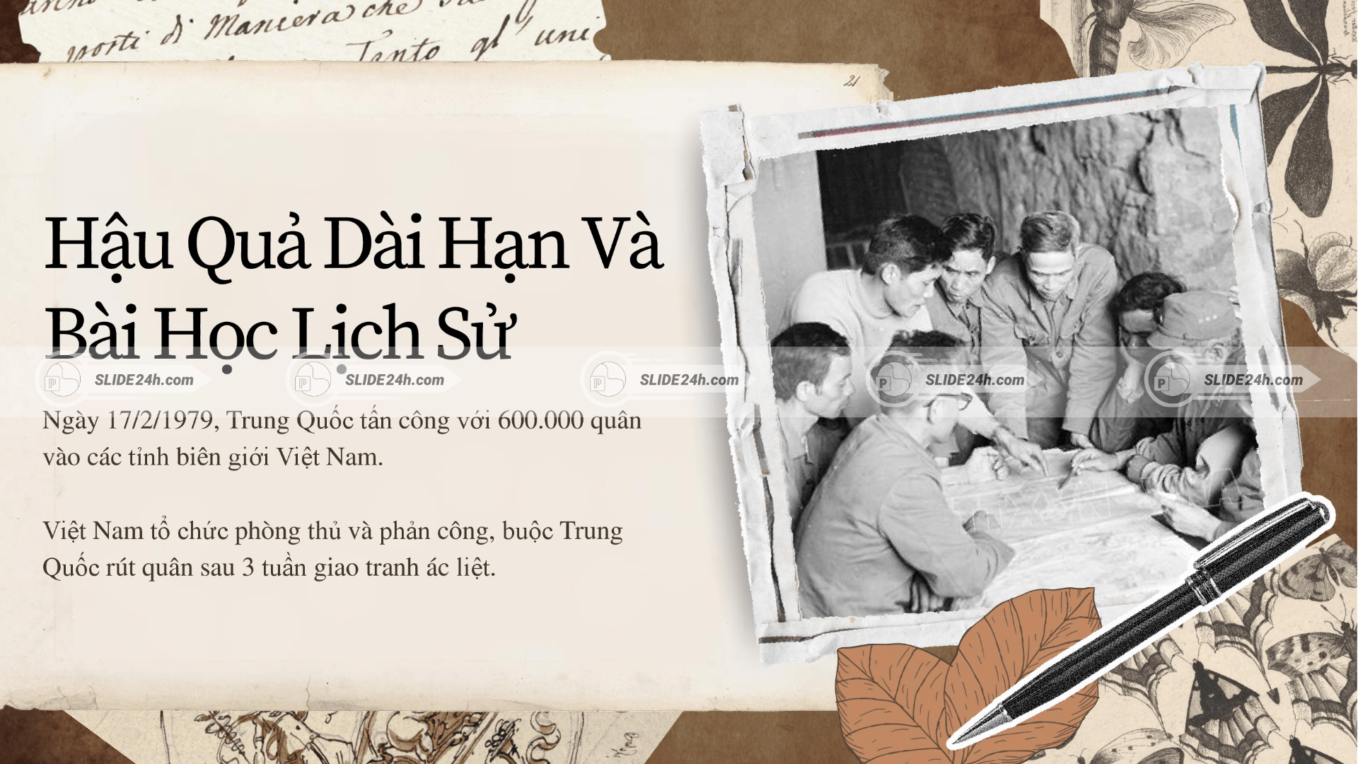 Ảnh hưởng lâu dài sau chiến tranh và những bài học lịch sử để lại cho các thế hệ sau.