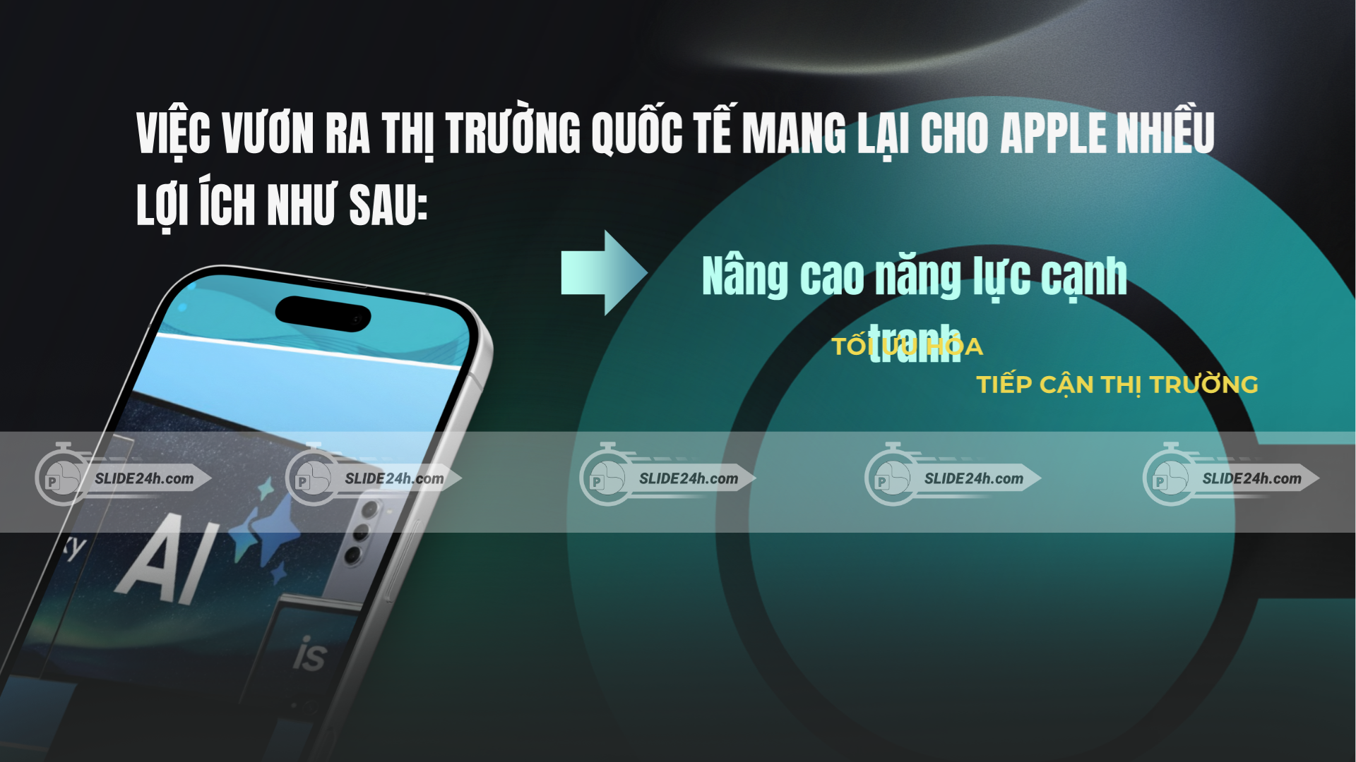 Apple nâng cao năng lực cạnh