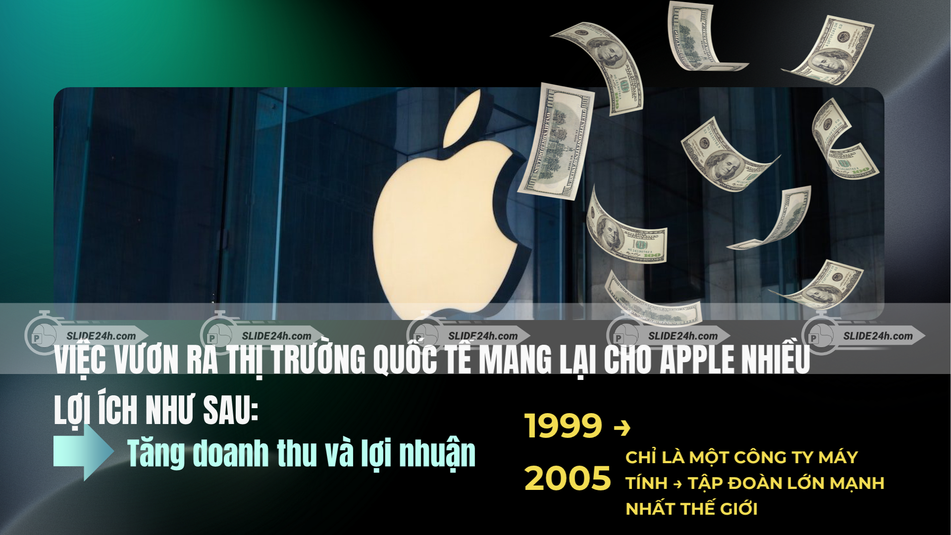 Apple tăng doanh thu và lợi nhuận