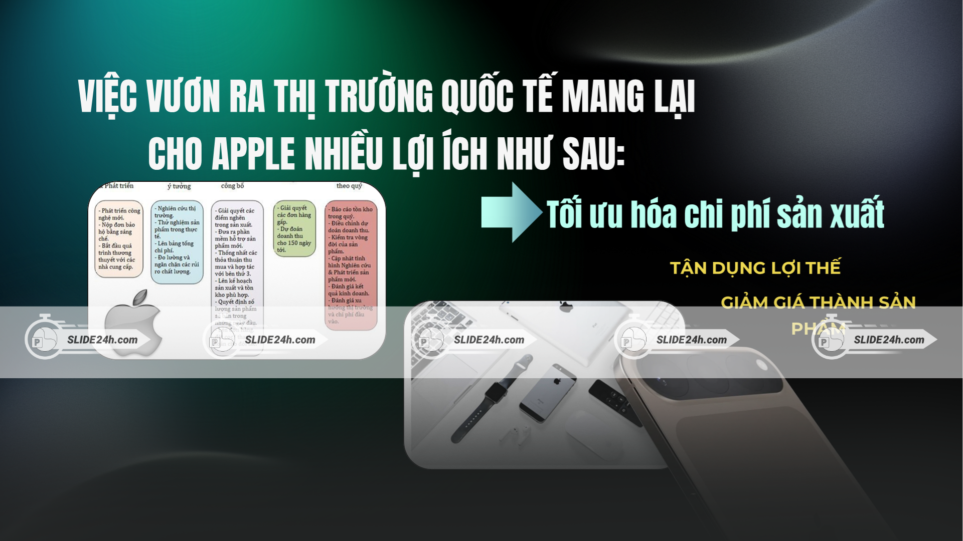 Apple tối ưu hóa chi phí sản xuất