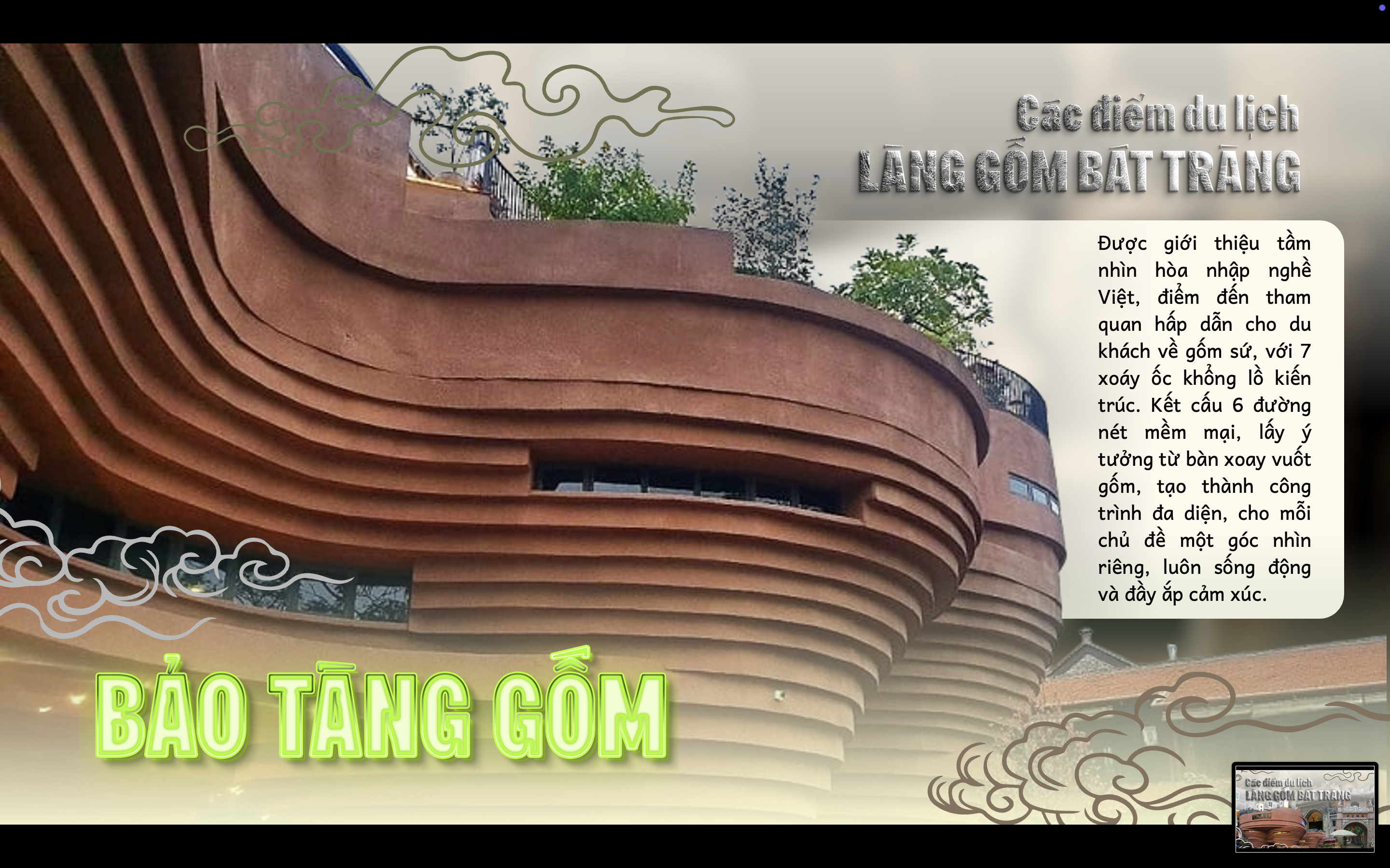bảo tàng gốm bát tràng với kiến trúc độc đáo lấy cảm hứng từ bàn xoay gốm truyền thống