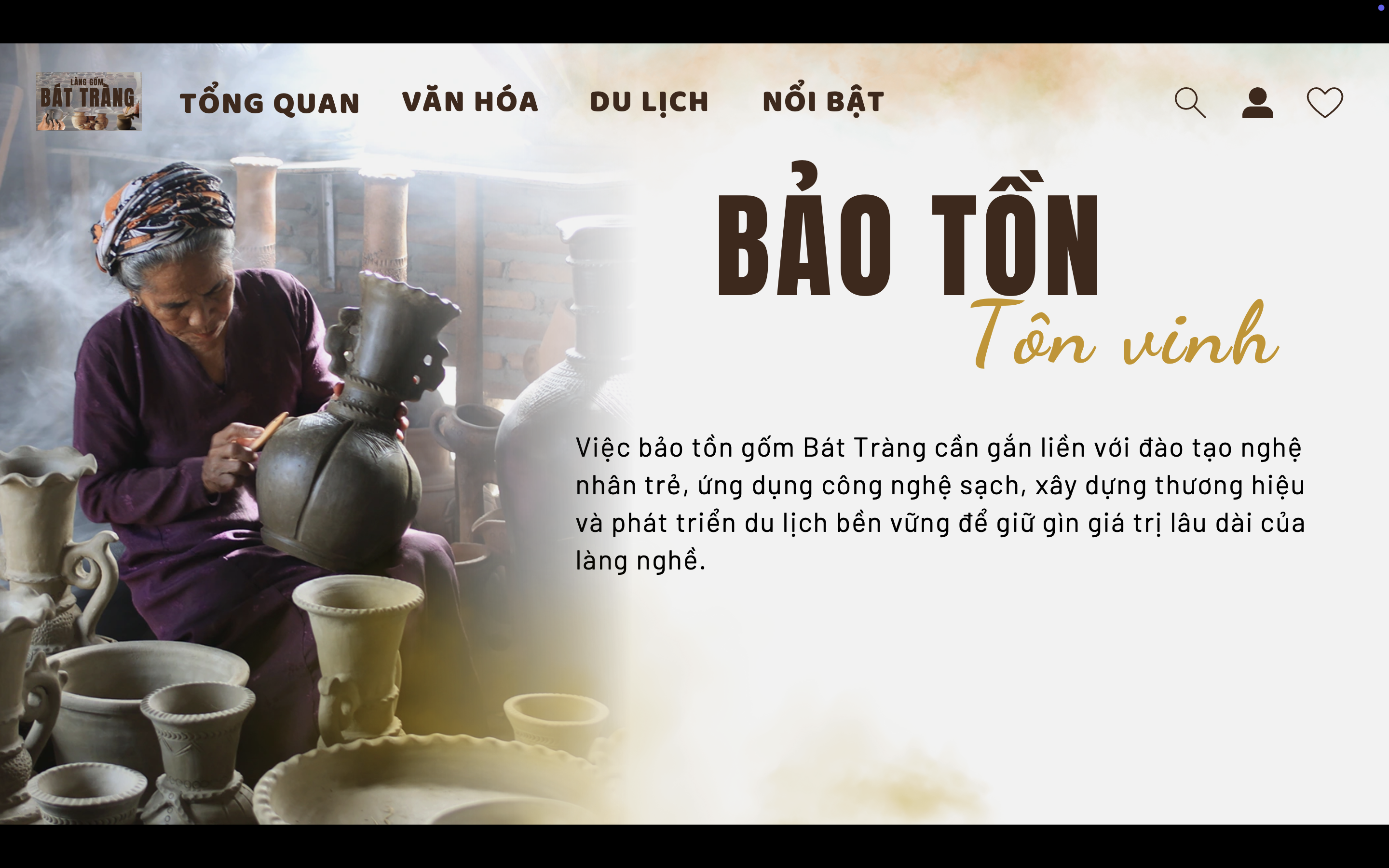 bảo tồn và phát triển làng gốm bát tràng bền vững