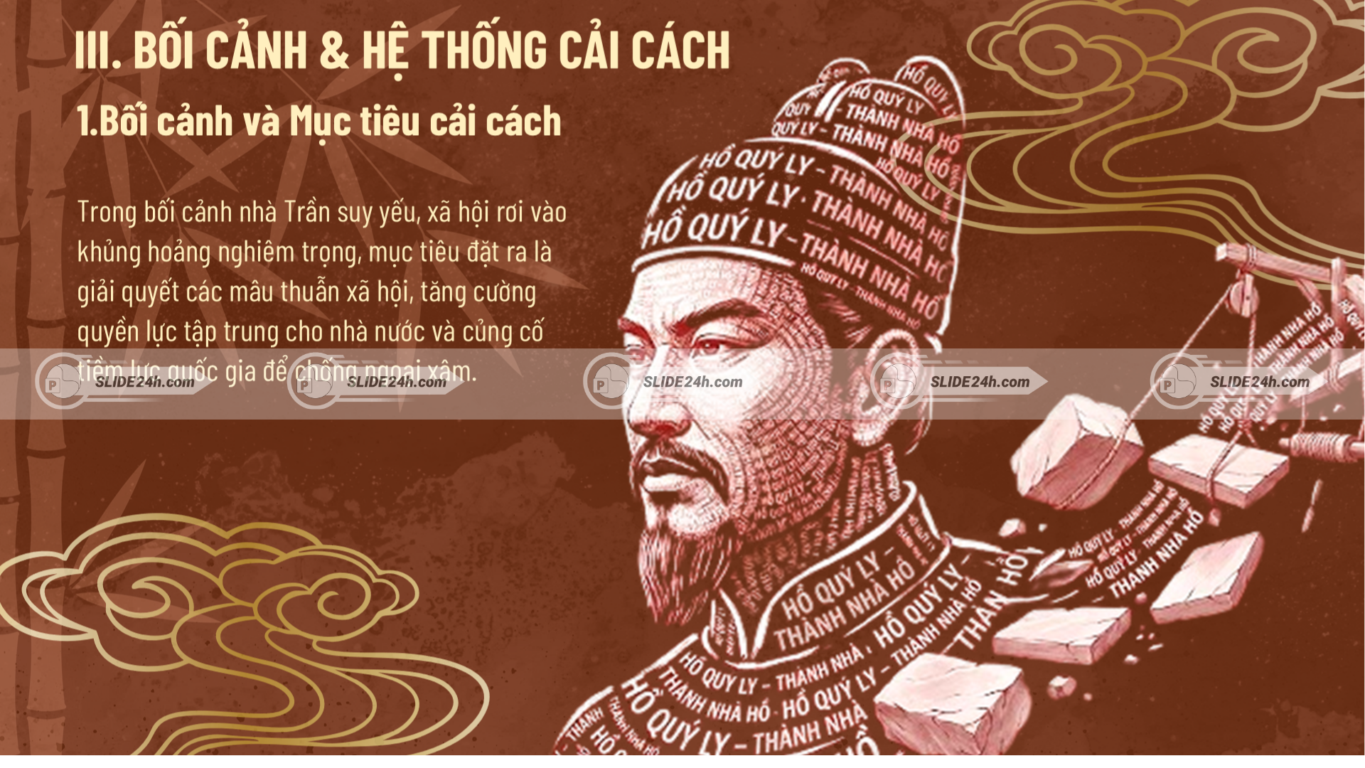 Bối cảnh lịch sử và mục tiêu của các cải cách dưới thời Hồ Quý Ly.