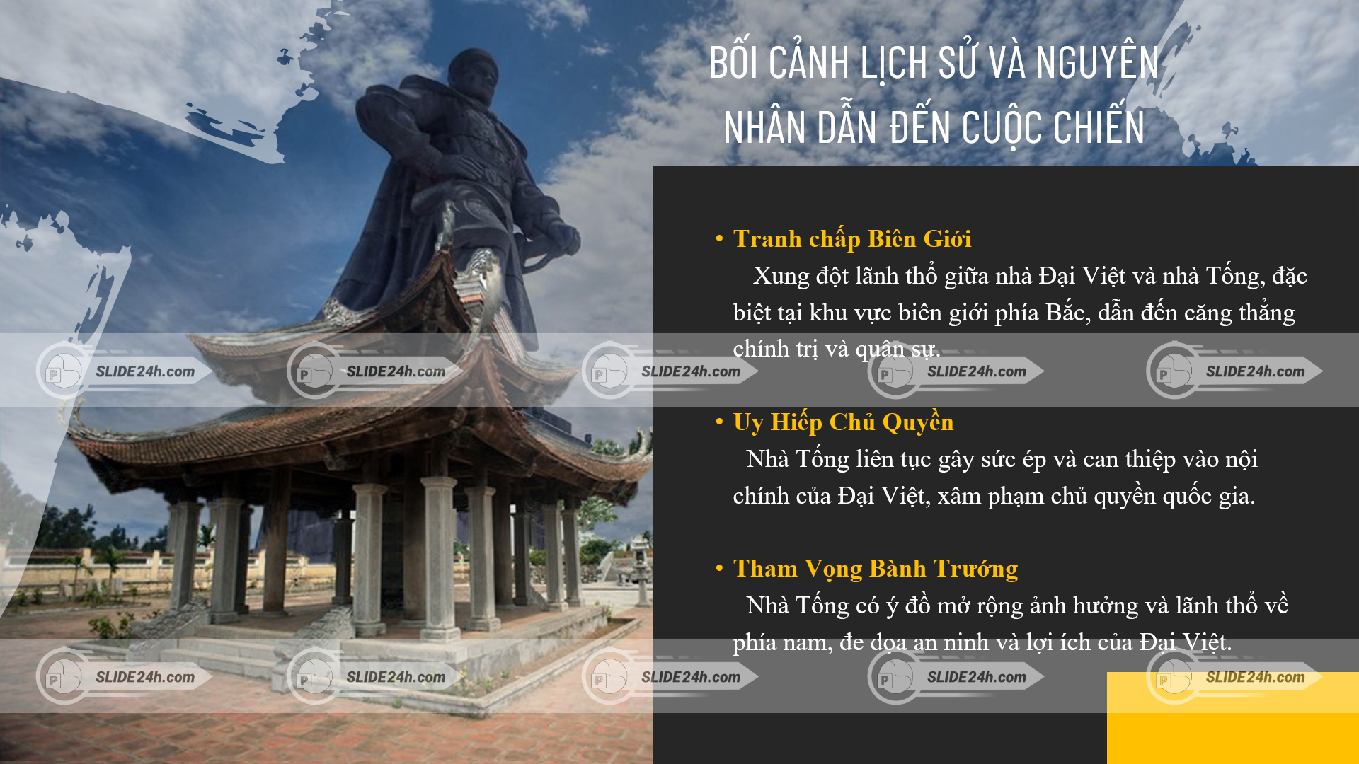 Bối cảnh lịch sử và nguyên nhân dẫn đến kháng chiến chống quân Tống