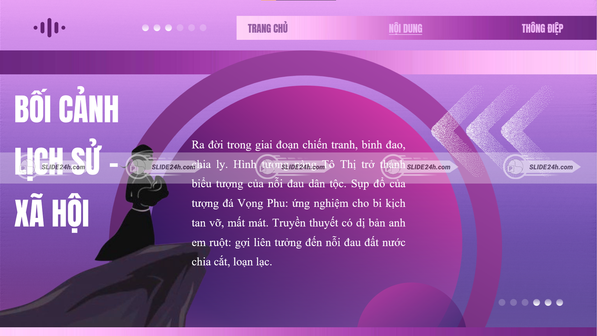 bối cảnh lịch sử xã hội hòn vọng phu gắn với chiến tranh chia ly và nỗi đau dân tộc
