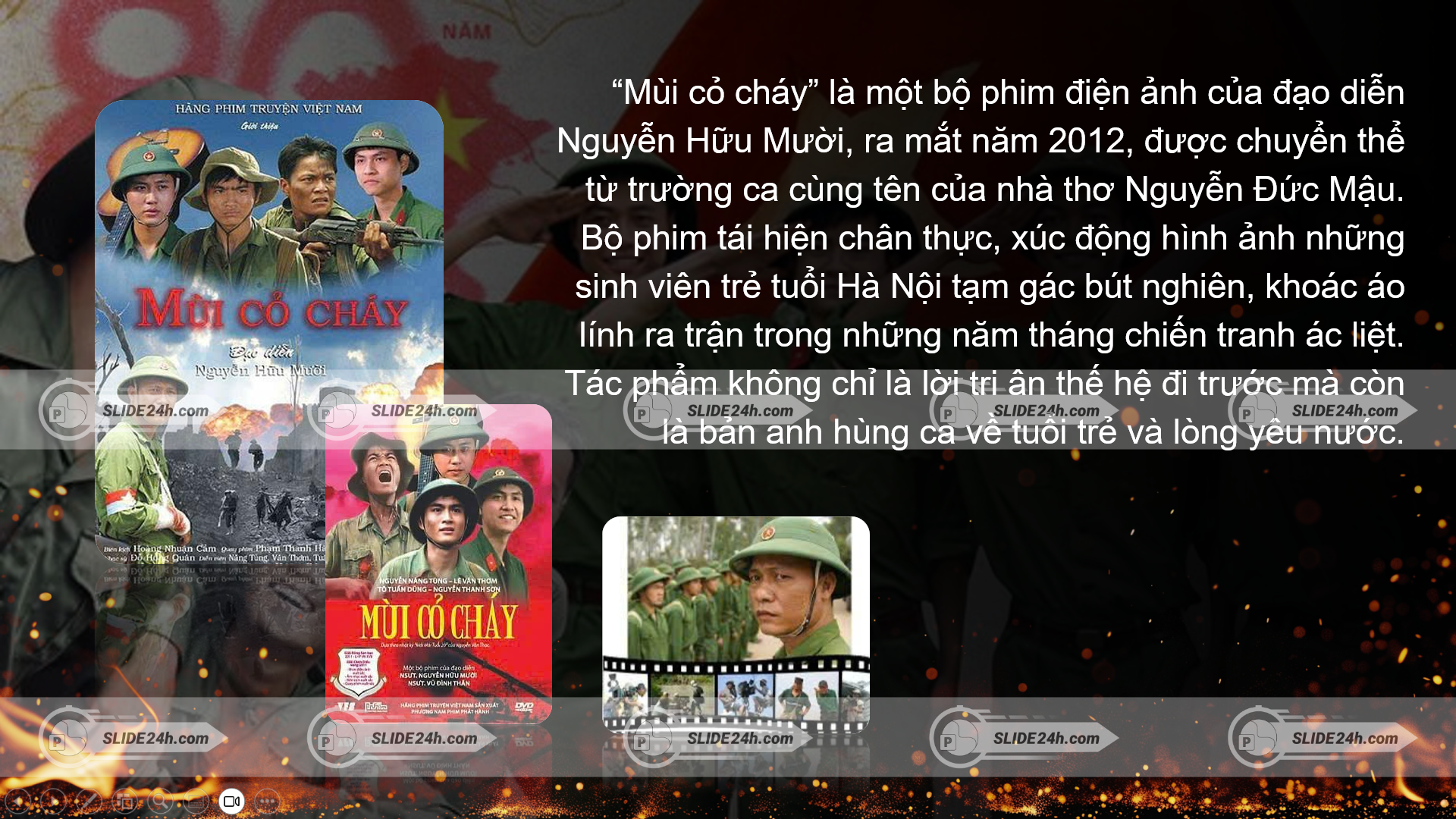 bối cảnh phim mùi cỏ cháy