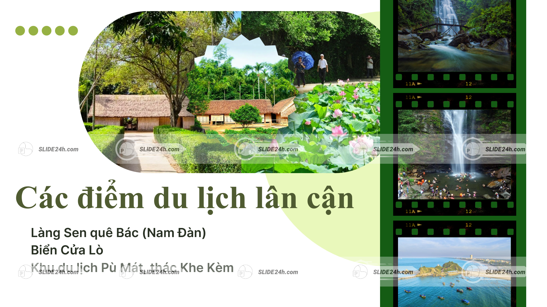 Các địa điểm du lịch lân cận thành phố Vinh