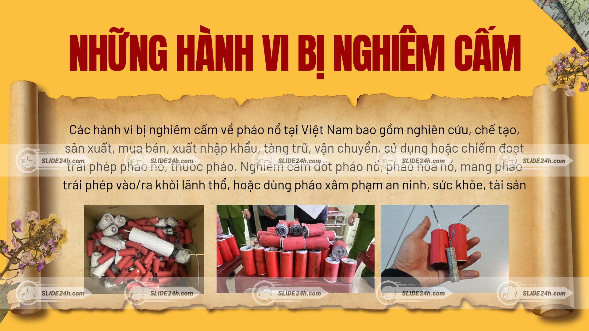 các hành vi bị nghiêm cấm về pháo nổ tại việt nam