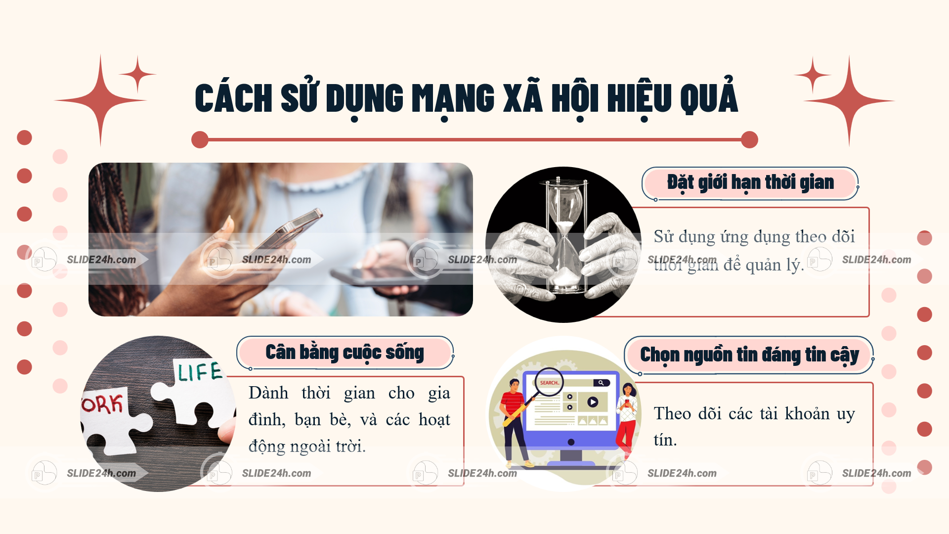 cách sử dụng mạng xã hội hiệu quả và cân bằng cuộc sống