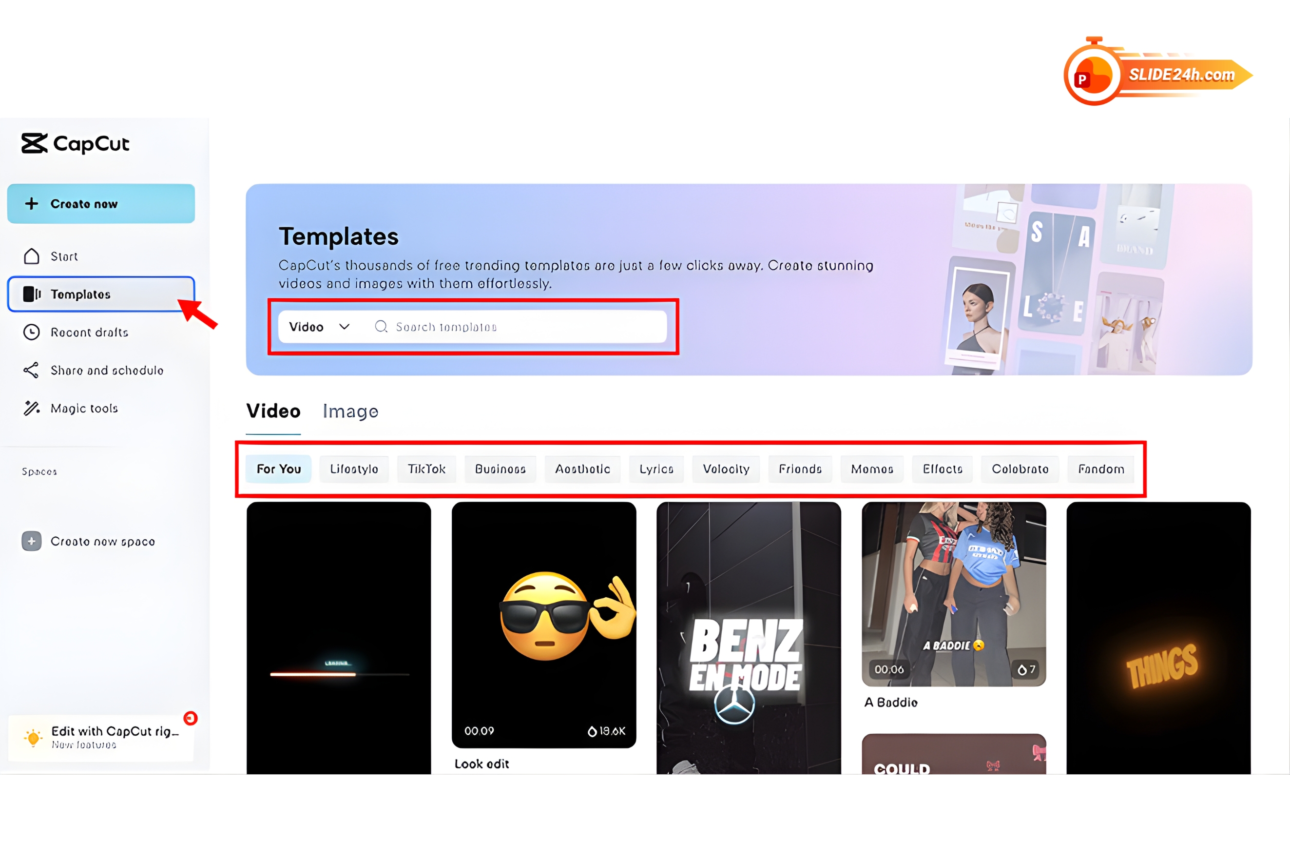 Cách thiết kế video thuyết trình đẹp trong CapCut