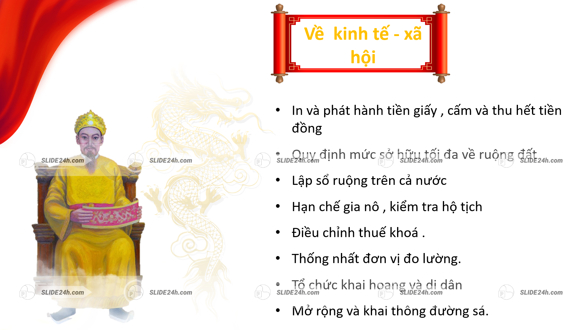 cải cách kinh tế xã hội của hồ quý ly phát hành tiền giấy lập sổ ruộng đất