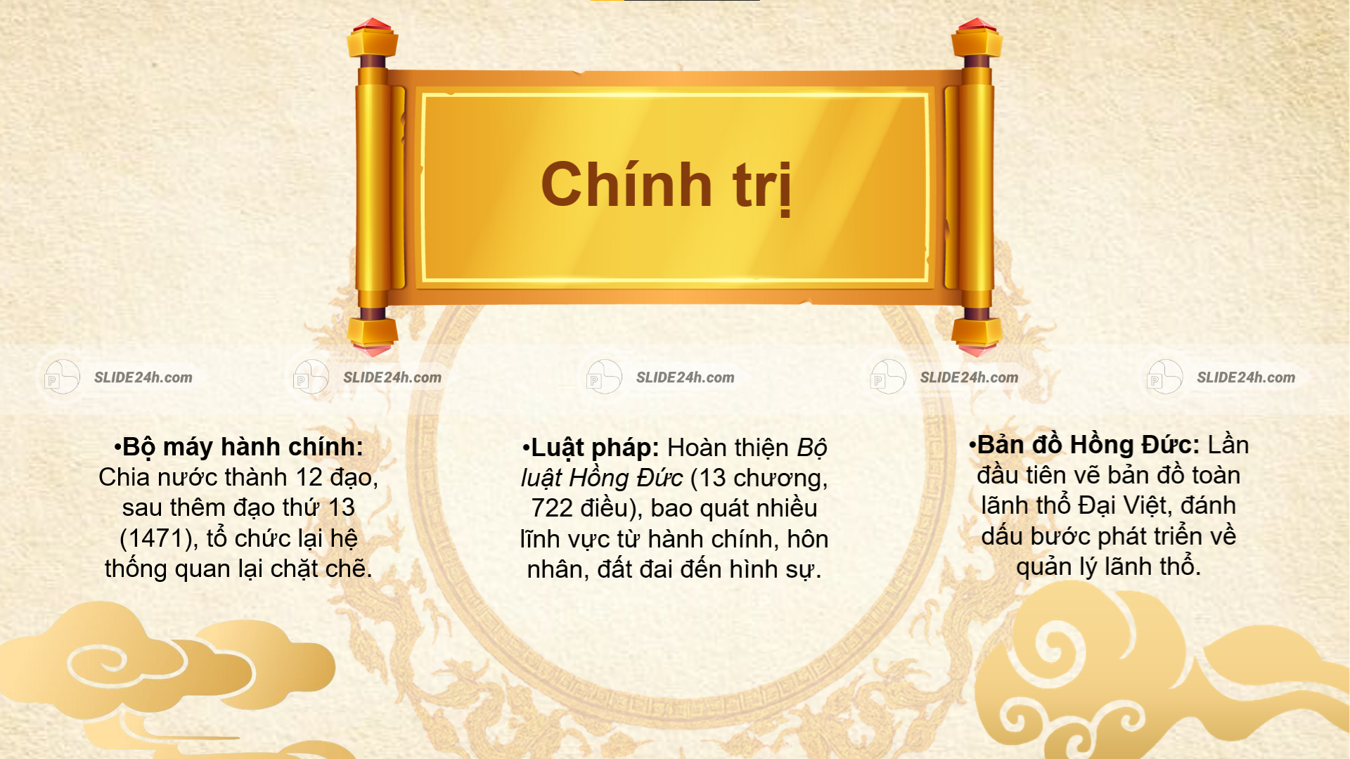 chính trị thời lê thánh tông cải cách hành chính luật hồng đức và bản đồ hồng đức