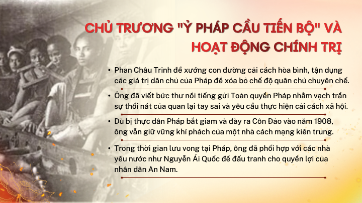  chủ trương ỷ Pháp cầu tiến bộ của Phan Châu Trinh