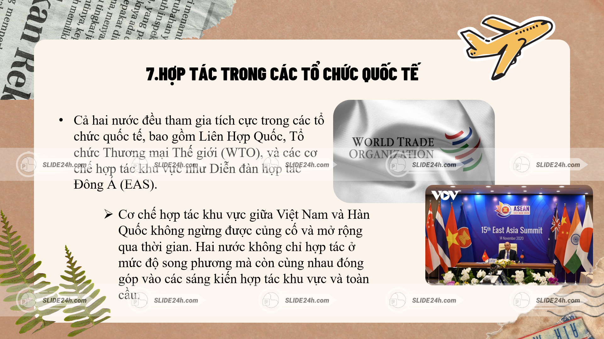 Cơ chế hợp tác trong các tổ chức quốc tế