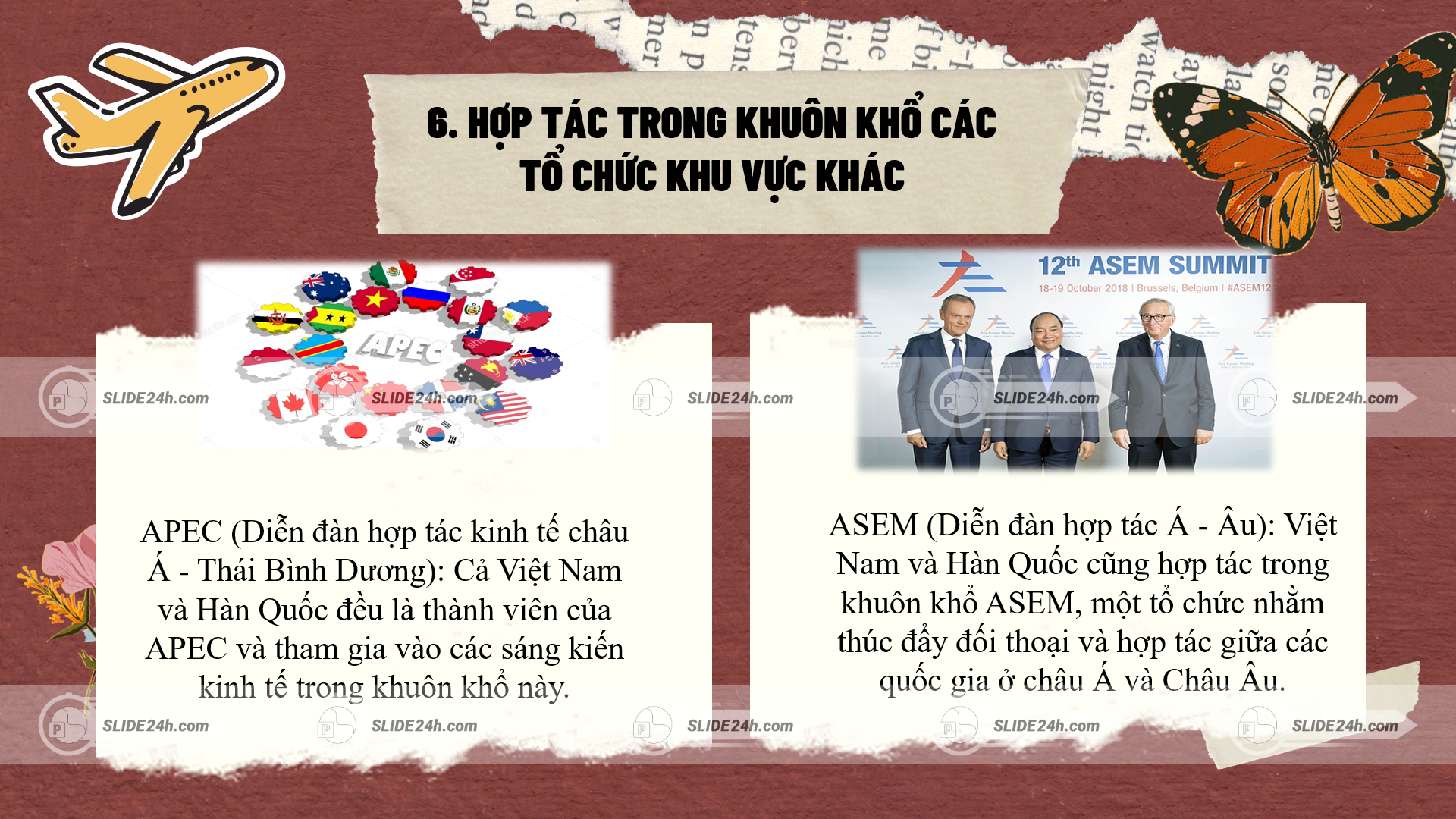 Cơ chế hợp tác trong khuôn khổ các tổ chức khu vực khác