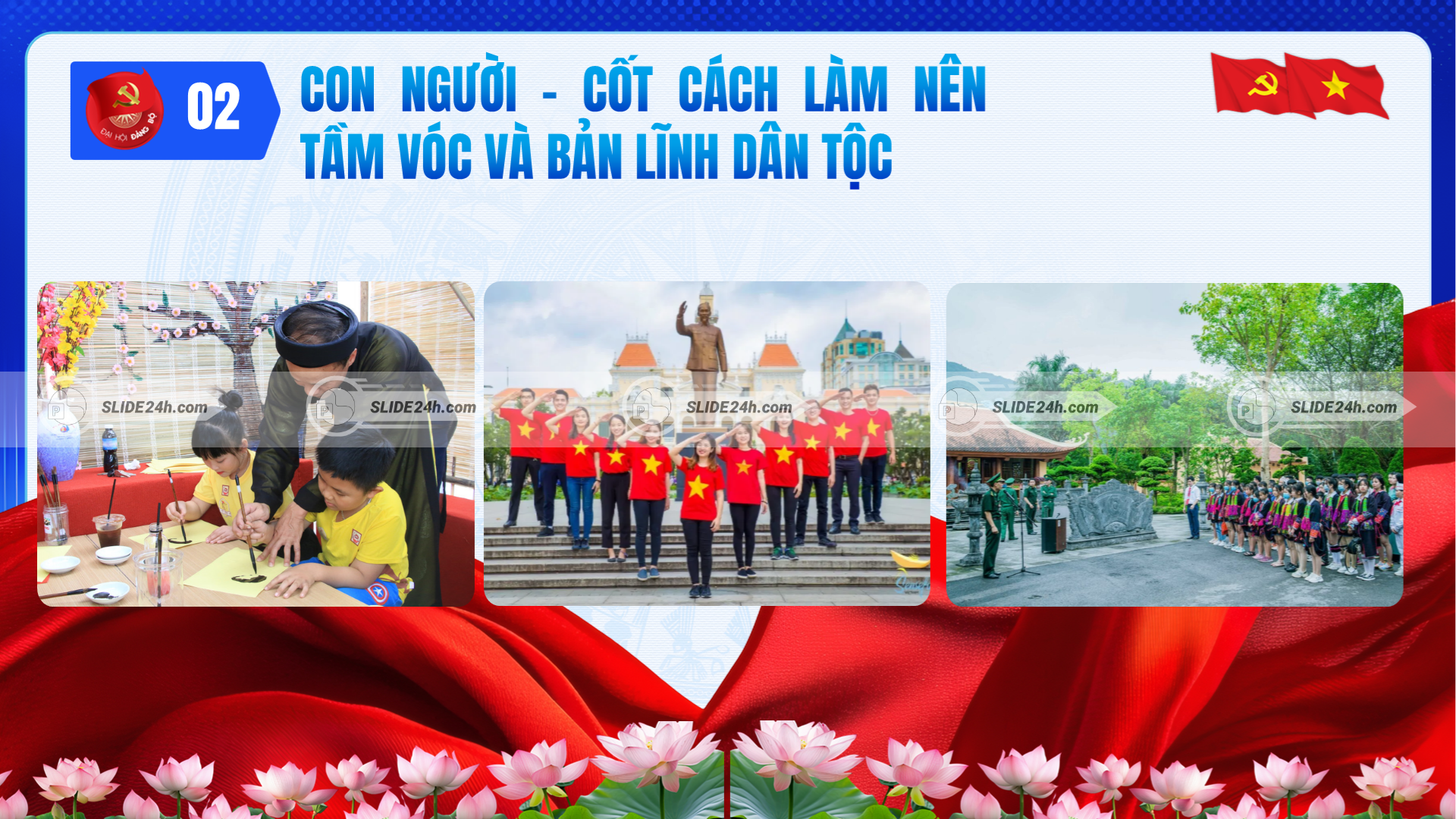 Con người Việt Nam là cốt cách làm nên tầm vóc và bản lĩnh dân tộc trong thời kỳ phát triển.