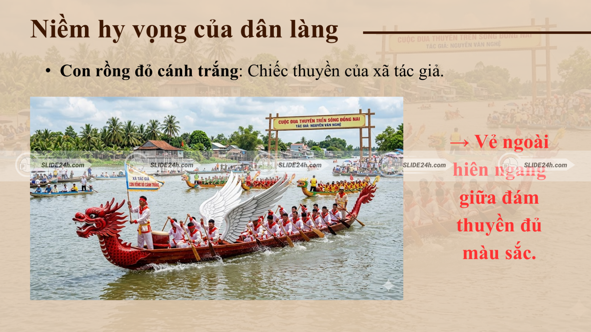Con rồng đỏ cánh trắng.