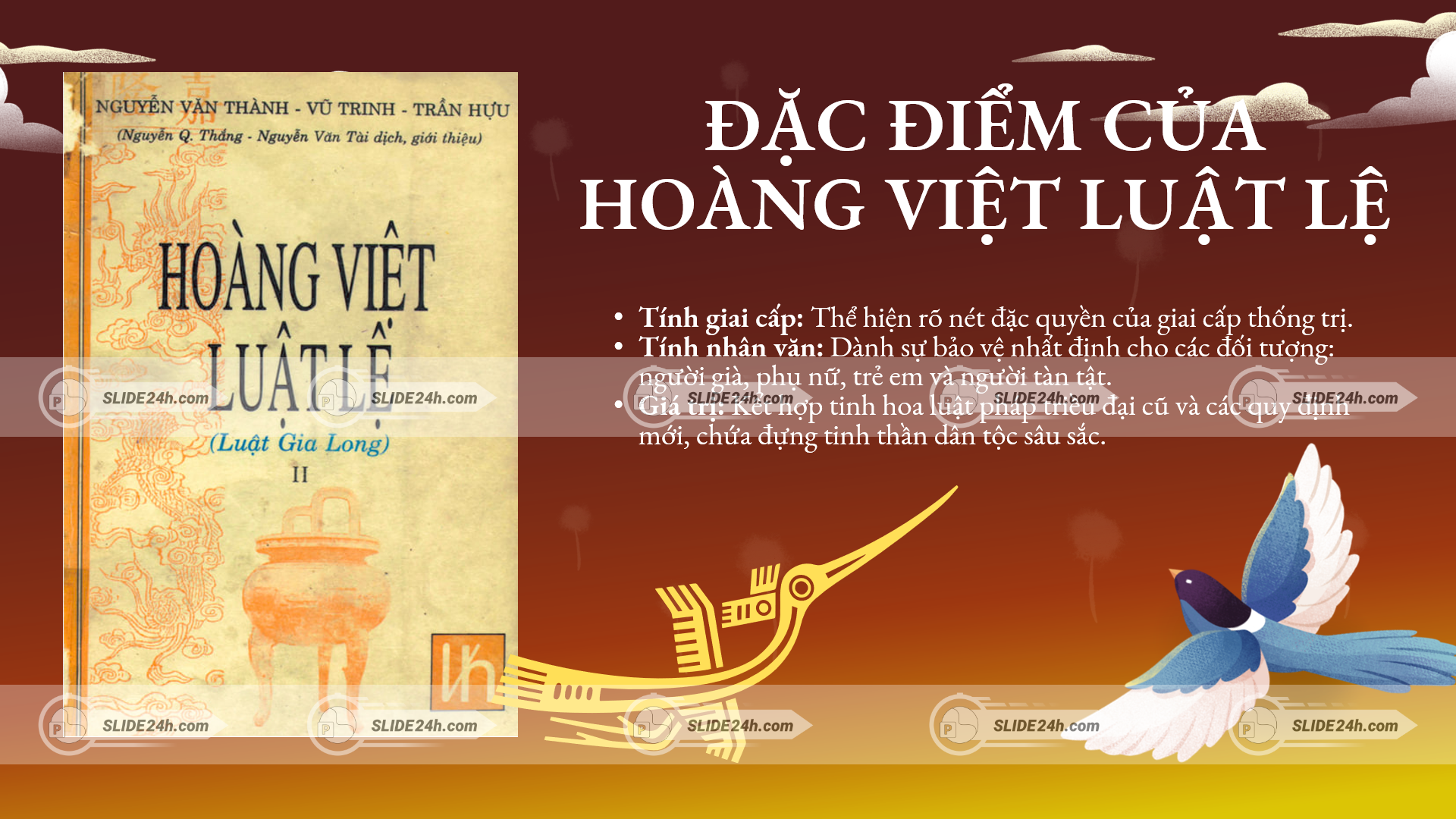 Đặc điểm của Luật Gia Long trong hệ thống pháp luật triều Nguyễn.
