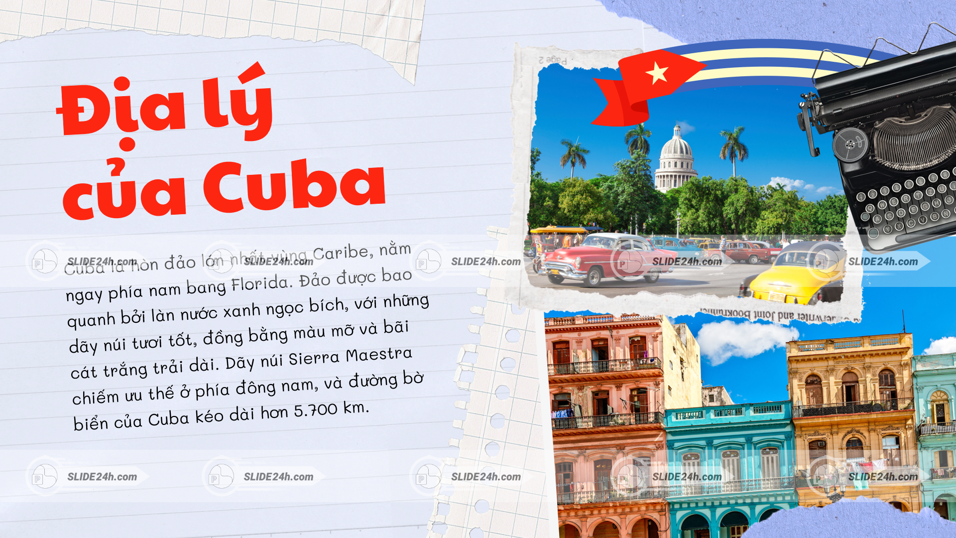 Đặc điểm địa lý của Cuba