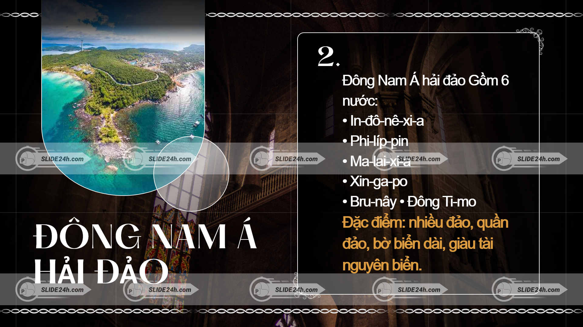 Đặc điểm khu vực Đông Nam Á hải đảo.