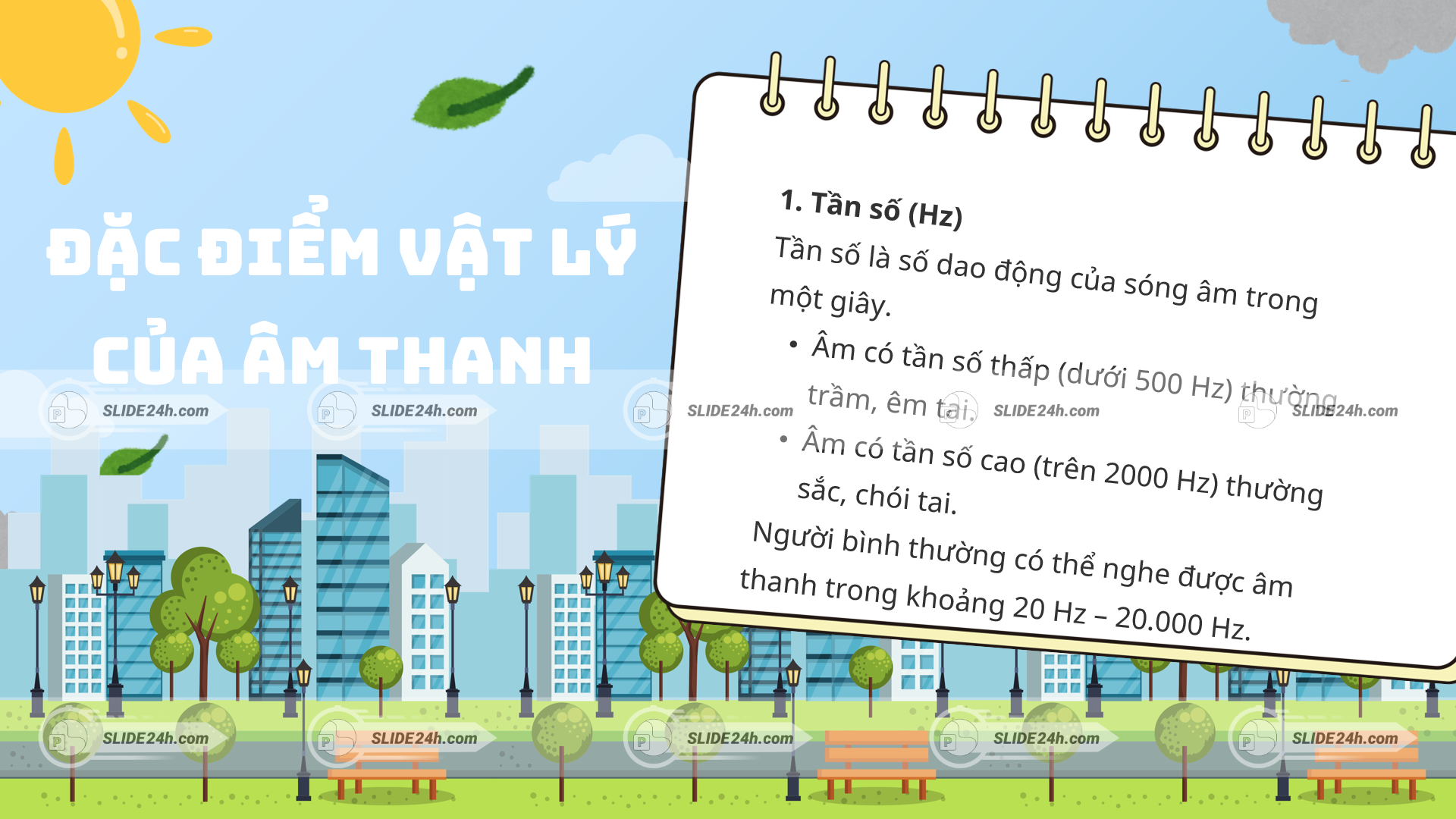 đặc điểm vật lý của âm thanh