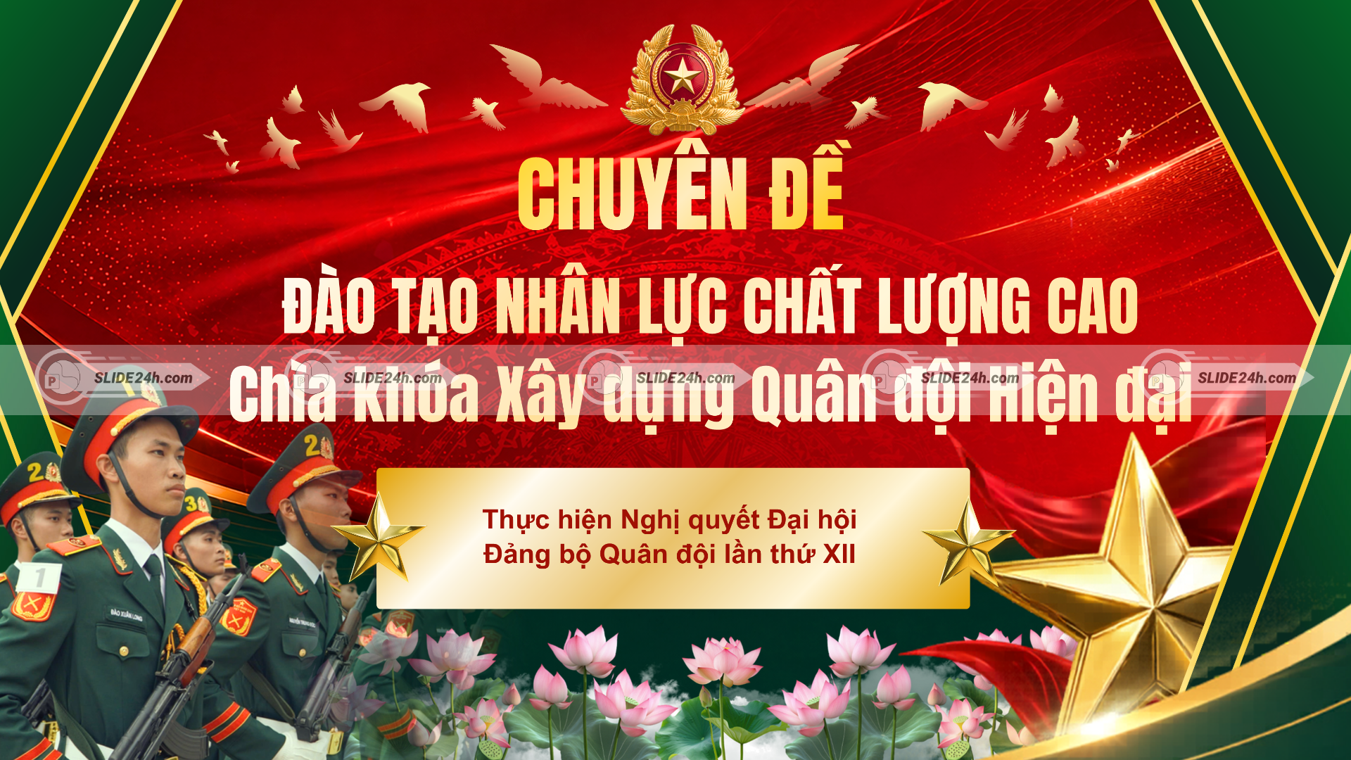 Đào tạo nhân lực chất lượng cao xây dựng quân đội hiện đại Việt Nam