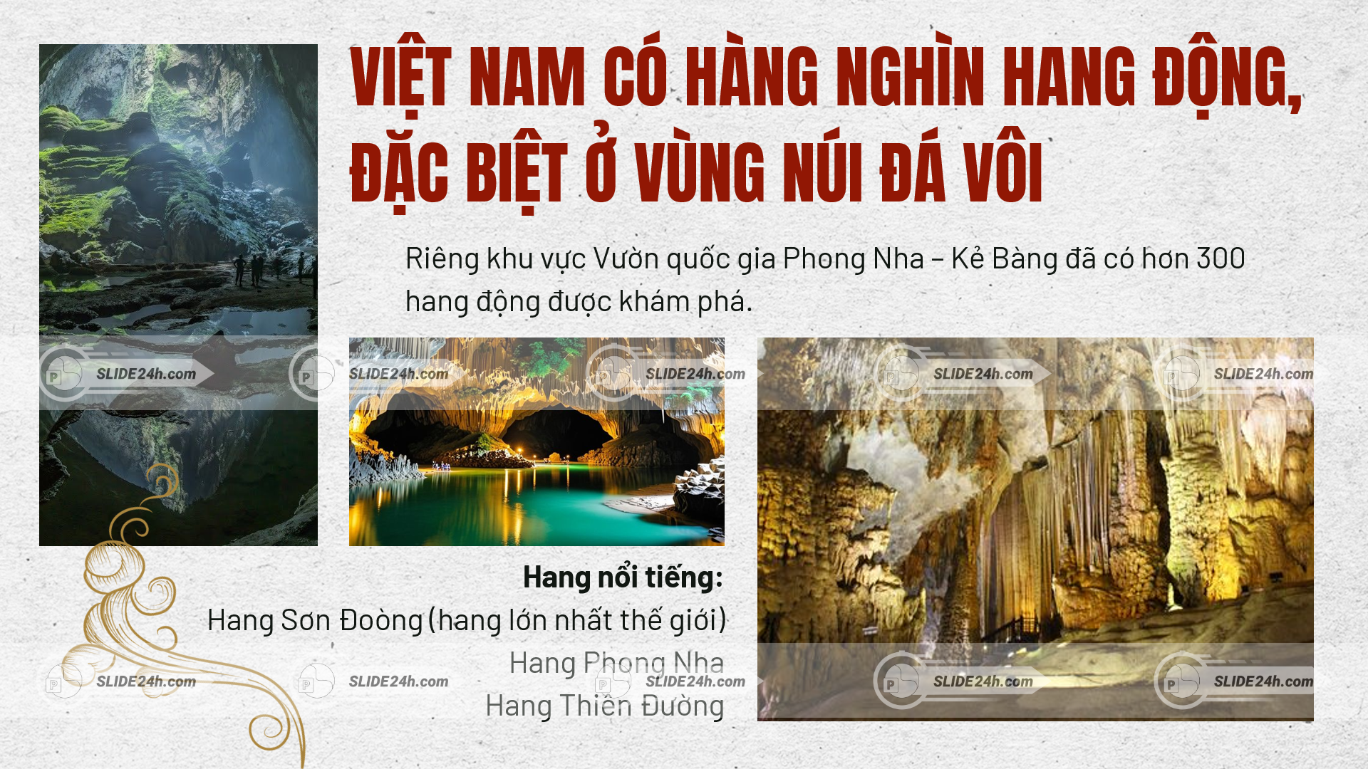 Di sản núi non và hang động đặc sắc ở Việt Nam