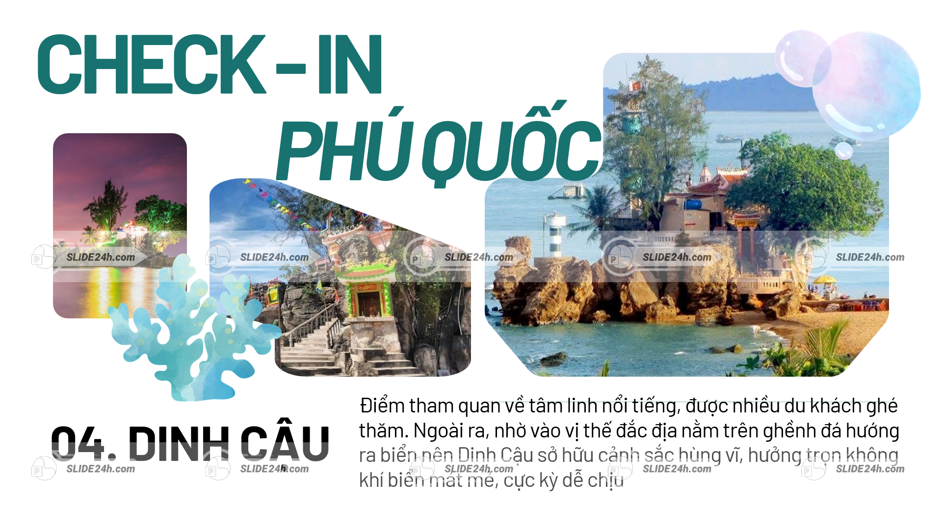 dinh cậu phú quốc trên ghềnh đá hướng biển với cảnh hoàng hôn đẹp
