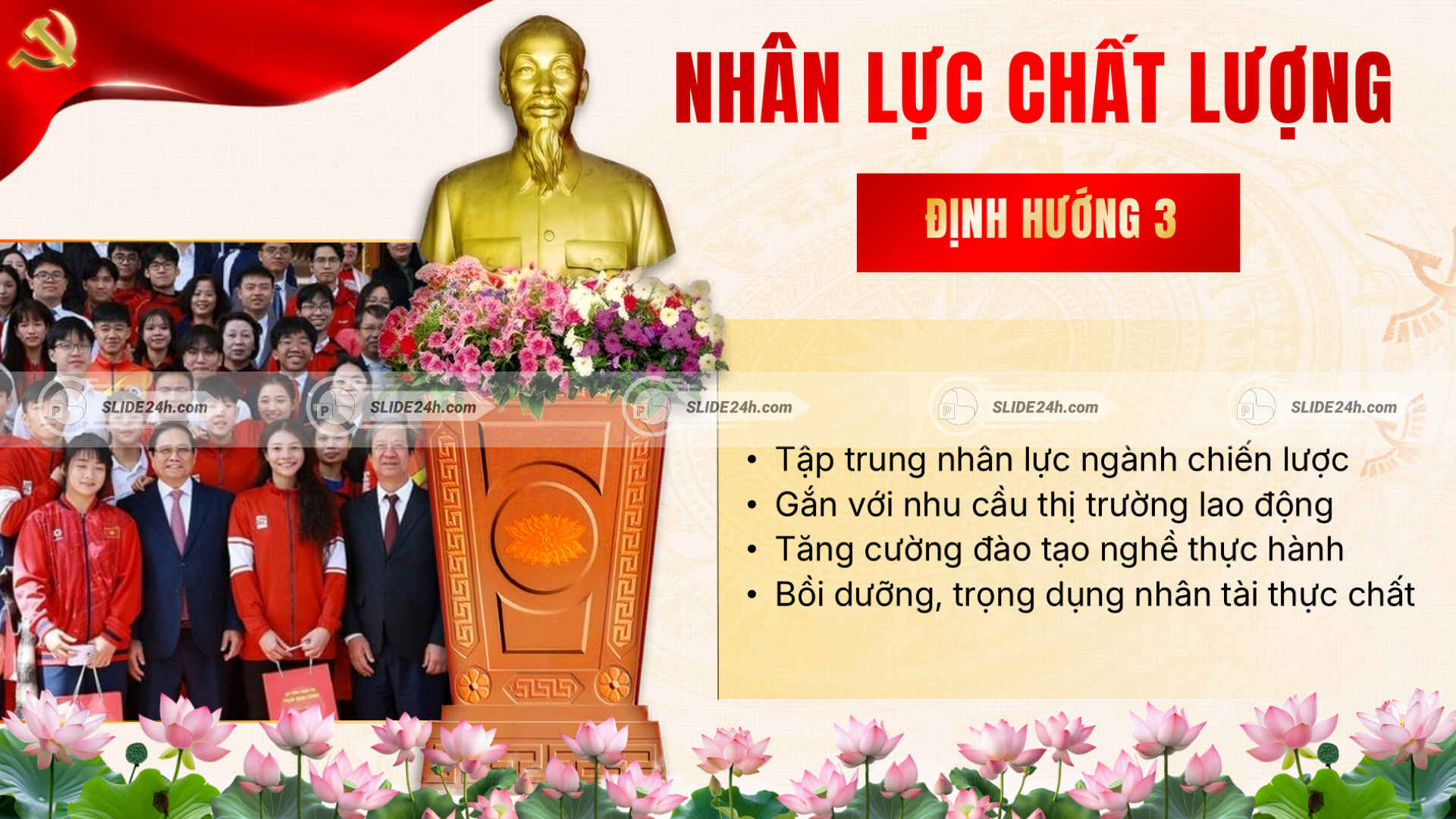 Định hướng nâng cao chất lượng nhân lực trong phát triển giáo dục và đào tạo.