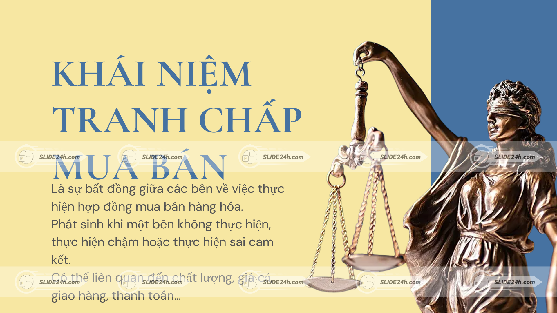Định nghĩa tranh chấp mua bán